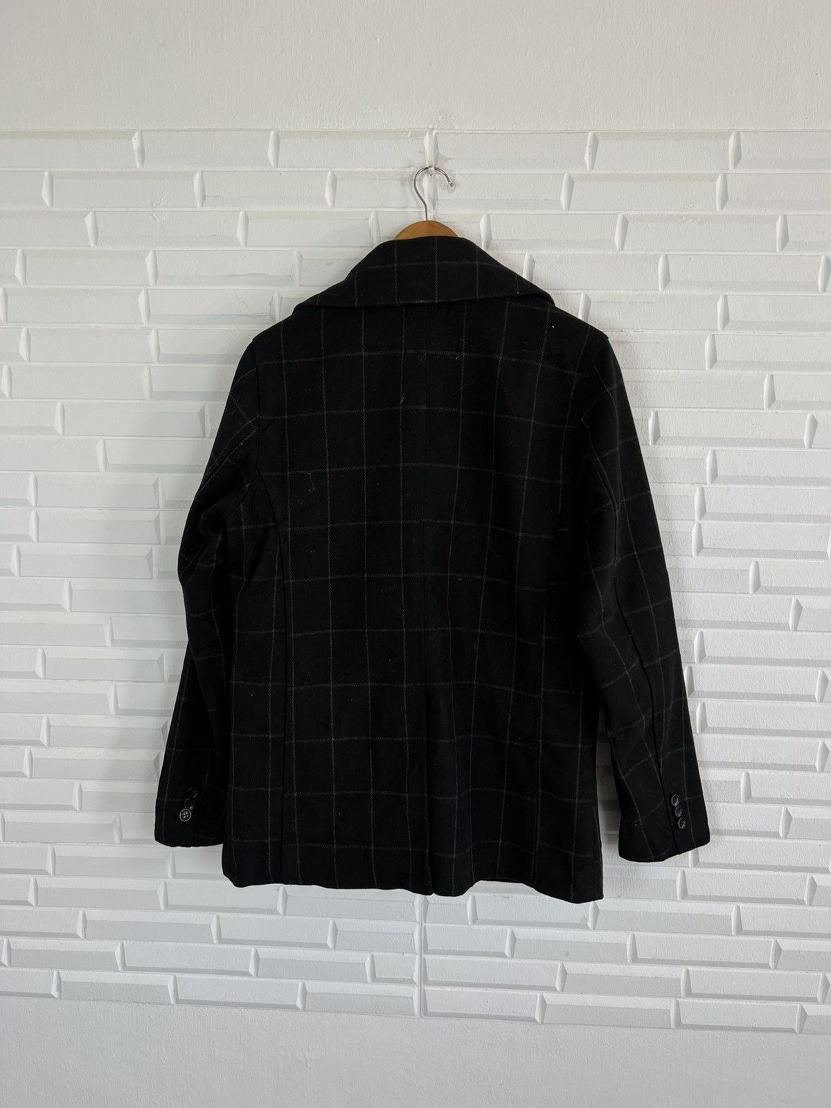 Issey Miyake DOUBLE BREAST TARTAN BLACK ON TETE HOMME ISSEY MIYAKE Size US M / EU 48-50 / 2 - 8 Thumbnail