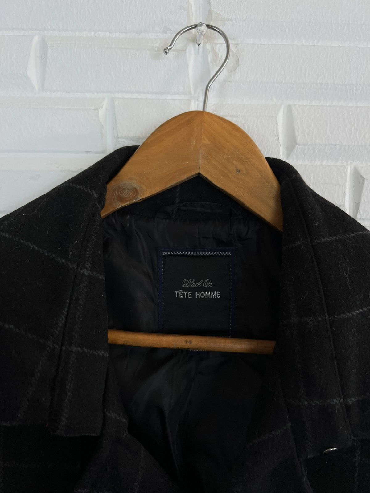 Issey Miyake DOUBLE BREAST TARTAN BLACK ON TETE HOMME ISSEY MIYAKE Size US M / EU 48-50 / 2 - 6 Thumbnail
