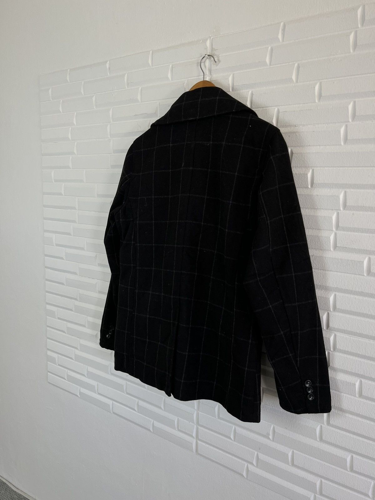 Issey Miyake DOUBLE BREAST TARTAN BLACK ON TETE HOMME ISSEY MIYAKE Size US M / EU 48-50 / 2 - 9 Thumbnail