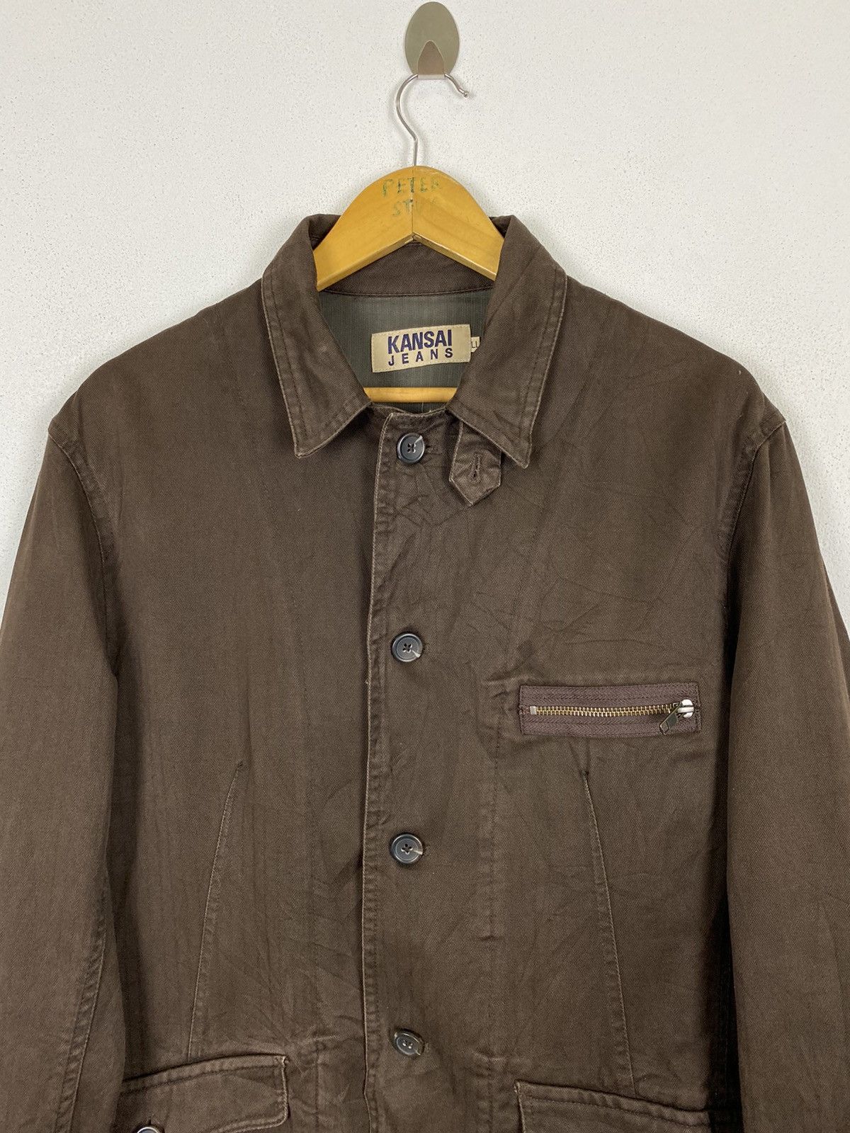 Designer × Kansai Yamamoto × Vintage VINTAGE KANSAI JEANS JACKET Size US L / EU 52-54 / 3 - 6 Thumbnail