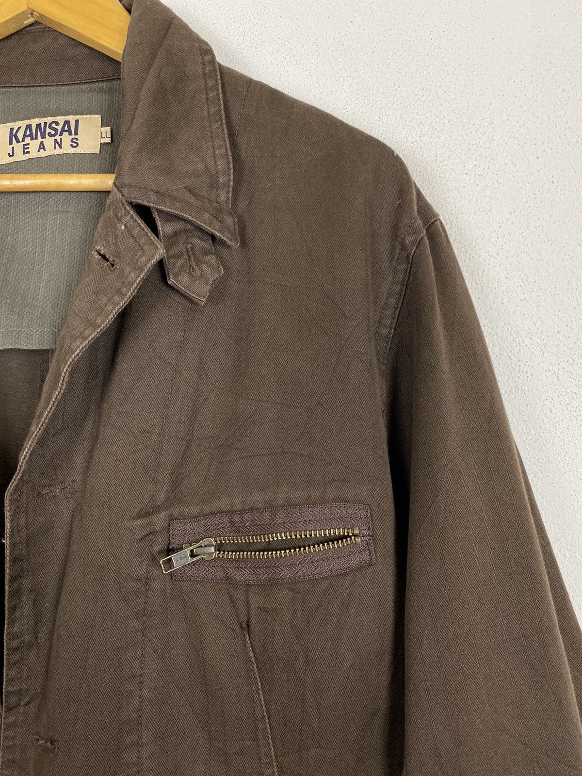 Designer × Kansai Yamamoto × Vintage VINTAGE KANSAI JEANS JACKET Size US L / EU 52-54 / 3 - 9 Thumbnail