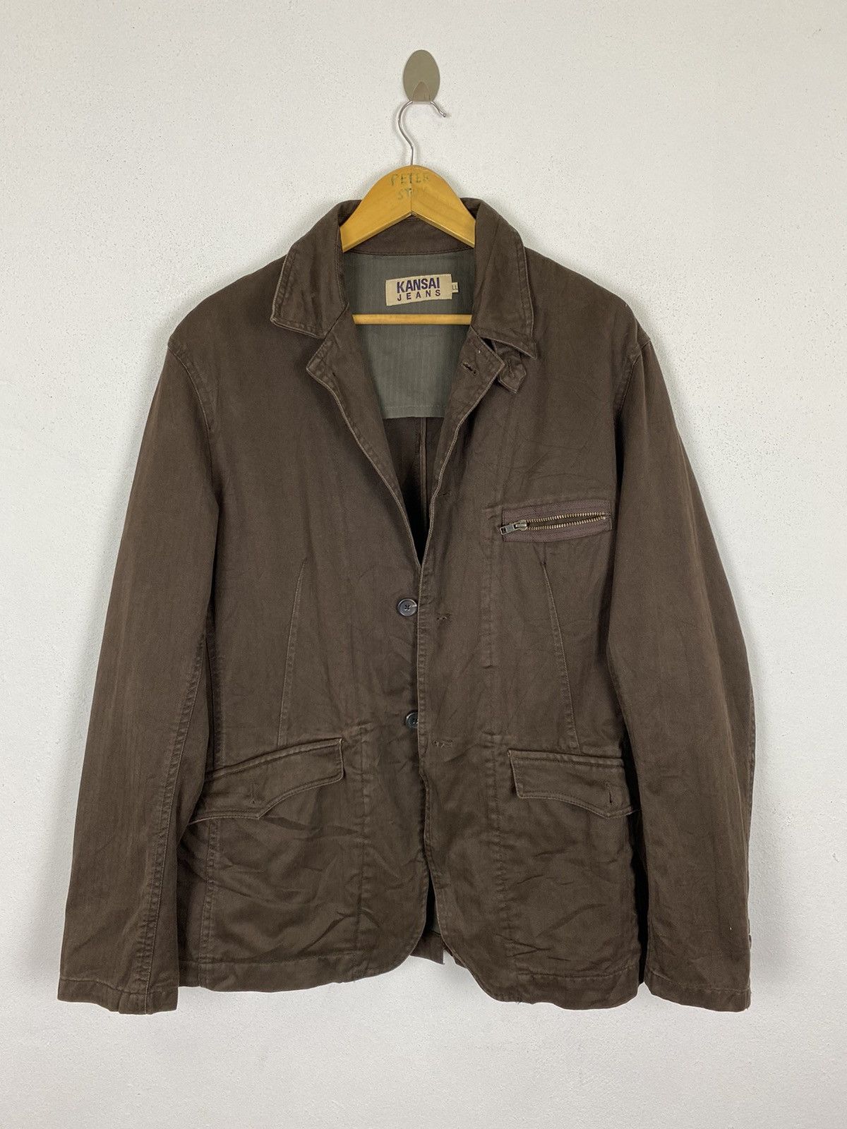 Designer × Kansai Yamamoto × Vintage VINTAGE KANSAI JEANS JACKET Size US L / EU 52-54 / 3 - 3 Thumbnail