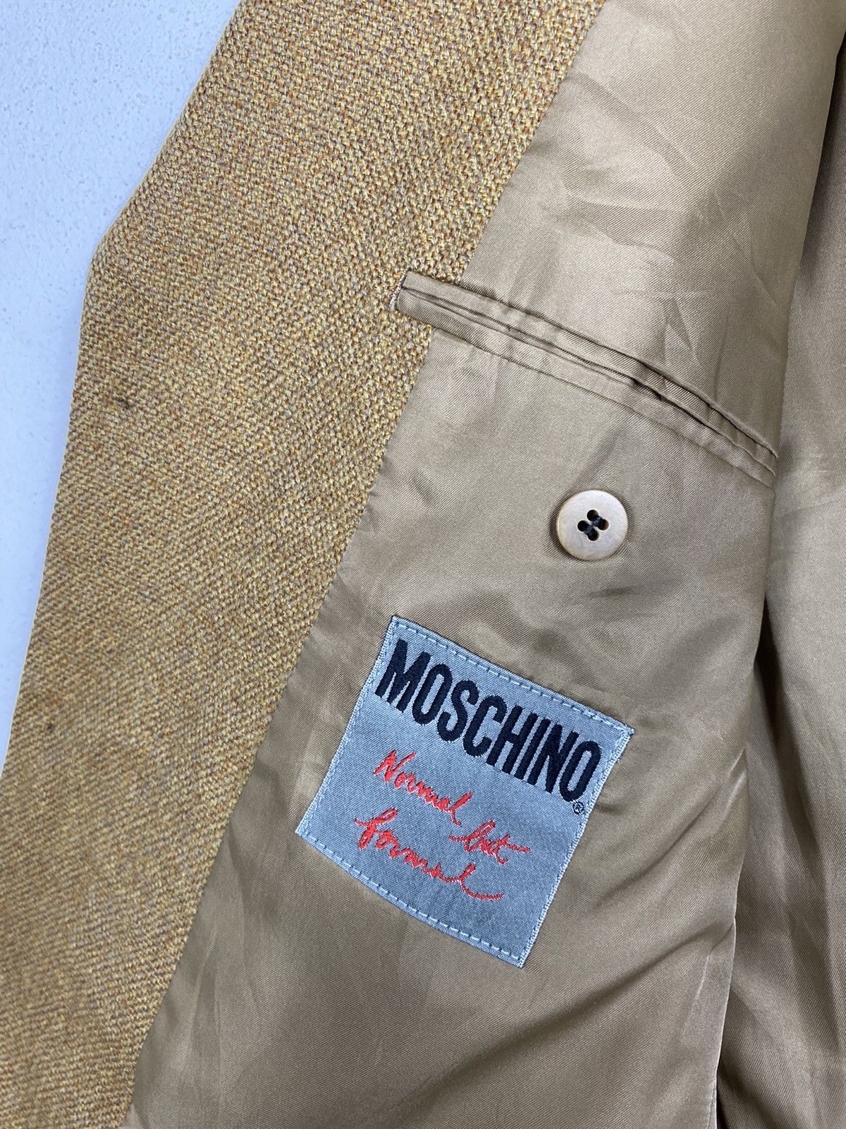 Moschino Moschino Normal Cut Formal Wool Jacket Like Blazer Size US L / EU 52-54 / 3 - 11 Thumbnail