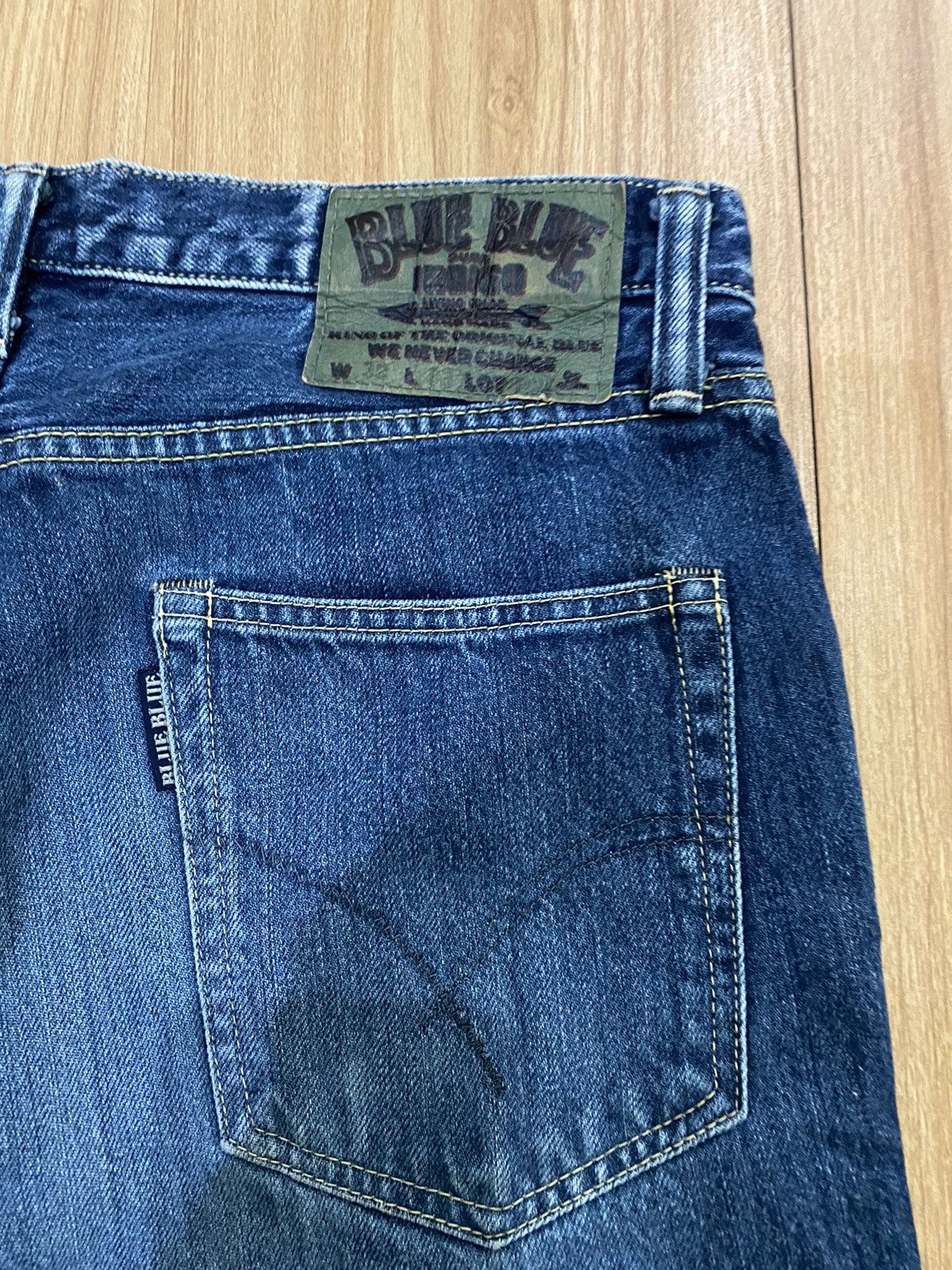Blue Blue Japan × Japanese Brand DISTRESS DENIME BLUE BLUE JAPAN Size US 32 / EU 48 - 10 Thumbnail