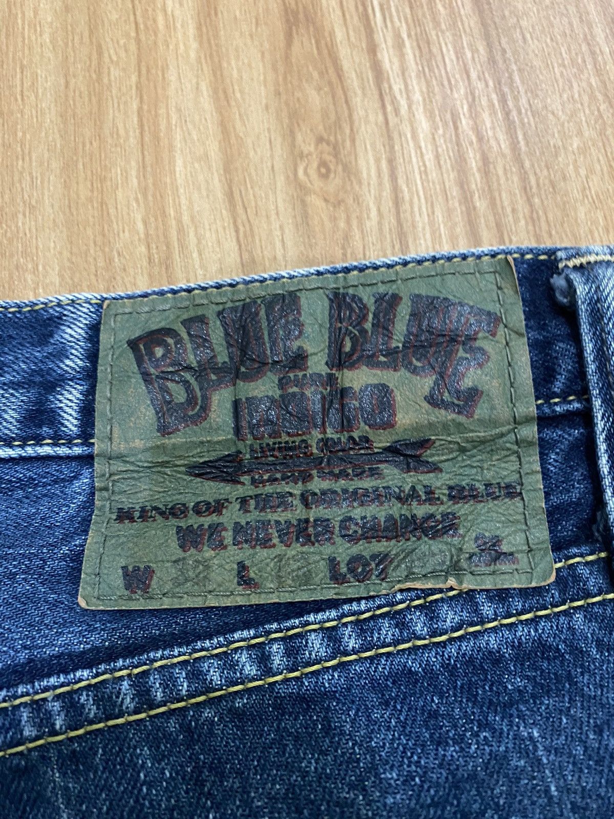 Blue Blue Japan × Japanese Brand DISTRESS DENIME BLUE BLUE JAPAN Size US 32 / EU 48 - 11 Thumbnail