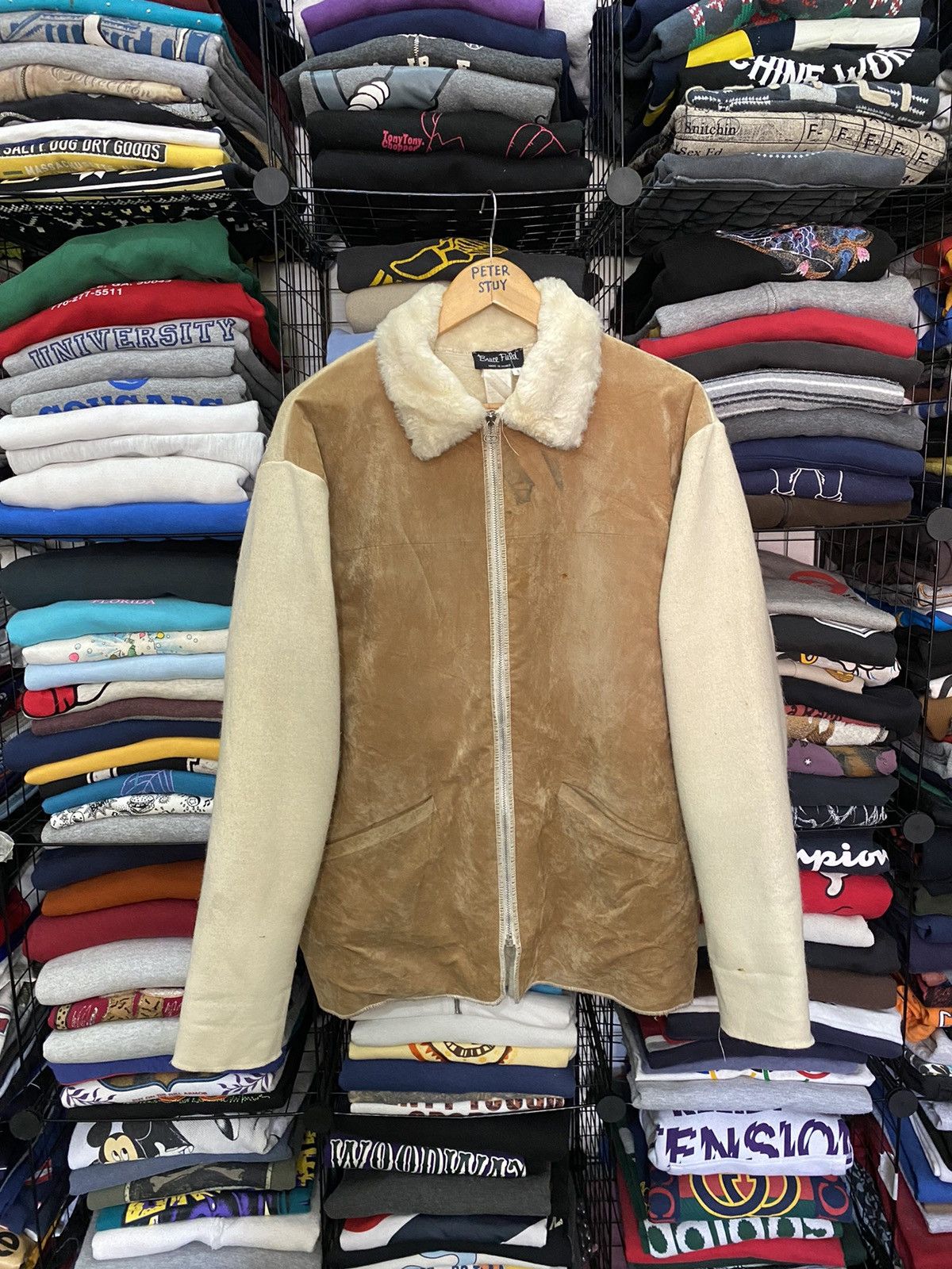 Designer Buuce Field Made France Suide Jacket Size US L / EU 52-54 / 3 - 1 Thumbnail