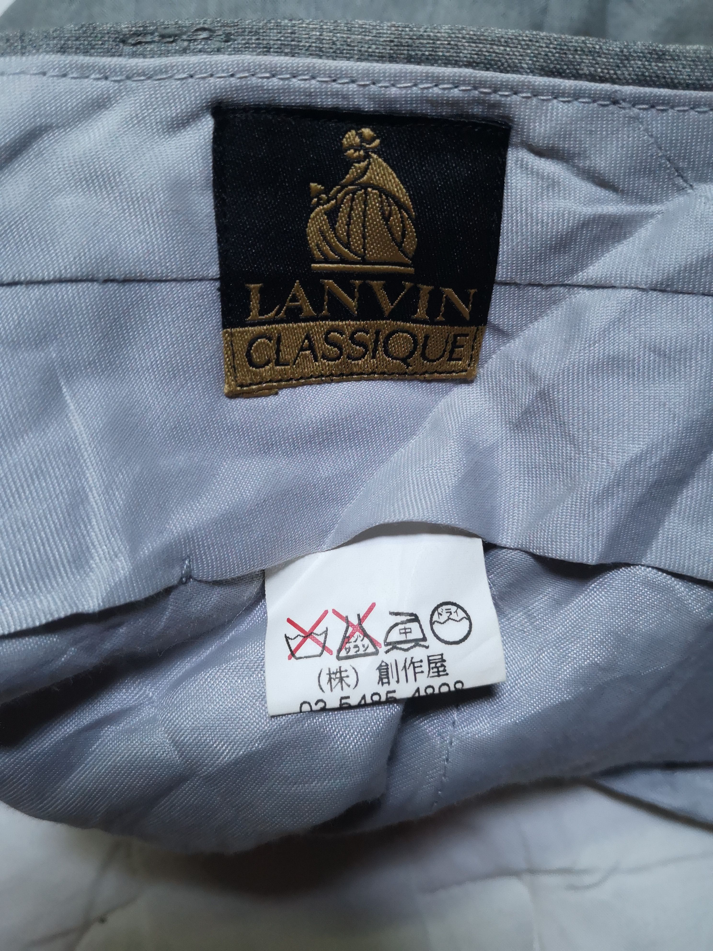 Lanvin LANVIN OFFICE PANTS Size US 34 / EU 50 - 5 Thumbnail