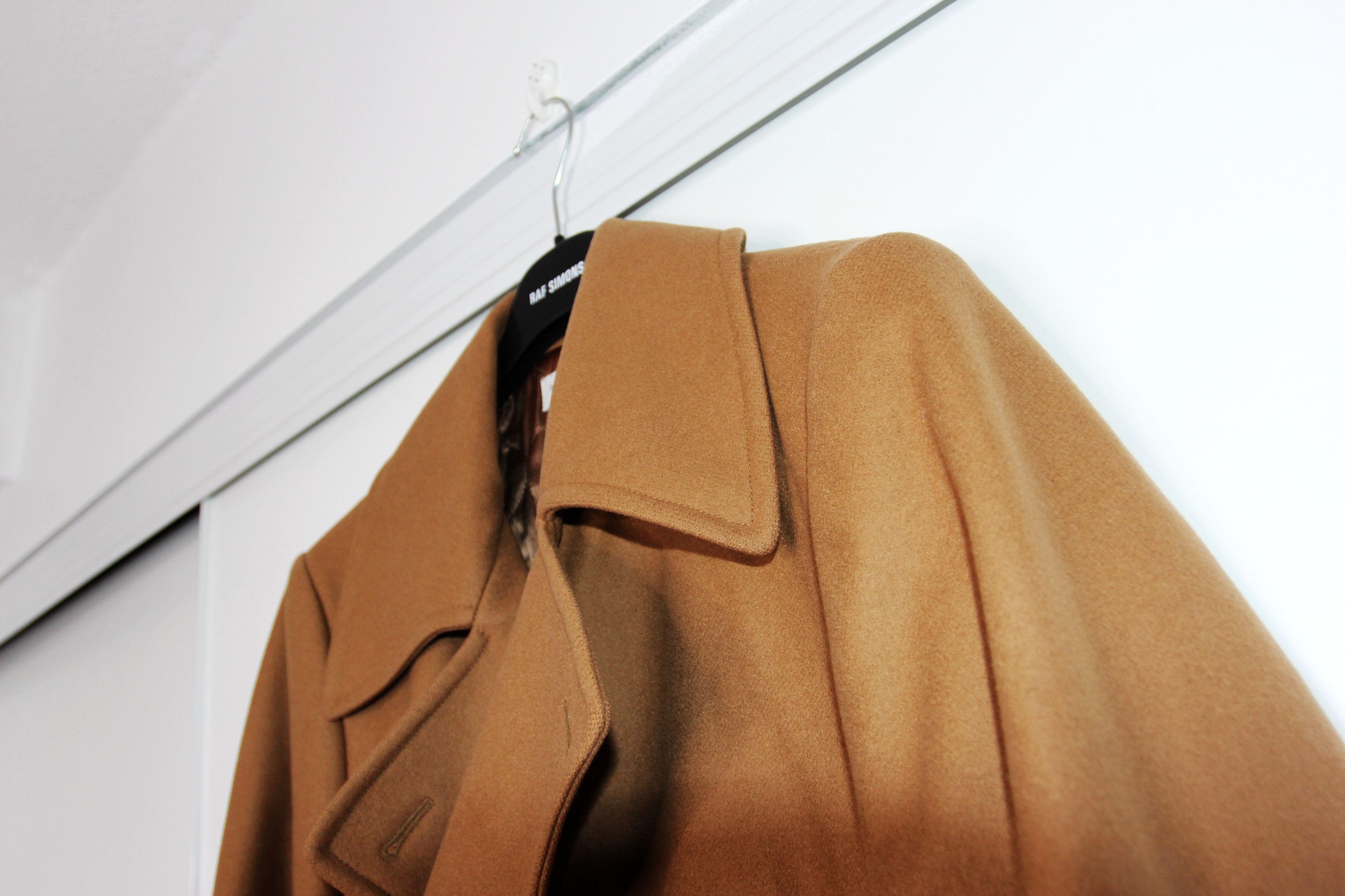 Dries Van Noten AW15 DRIES VAN NOTEN RUSSEL LEATHER TRIM WOOL COAT 50 Size US M / EU 48-50 / 2 - 3 Thumbnail