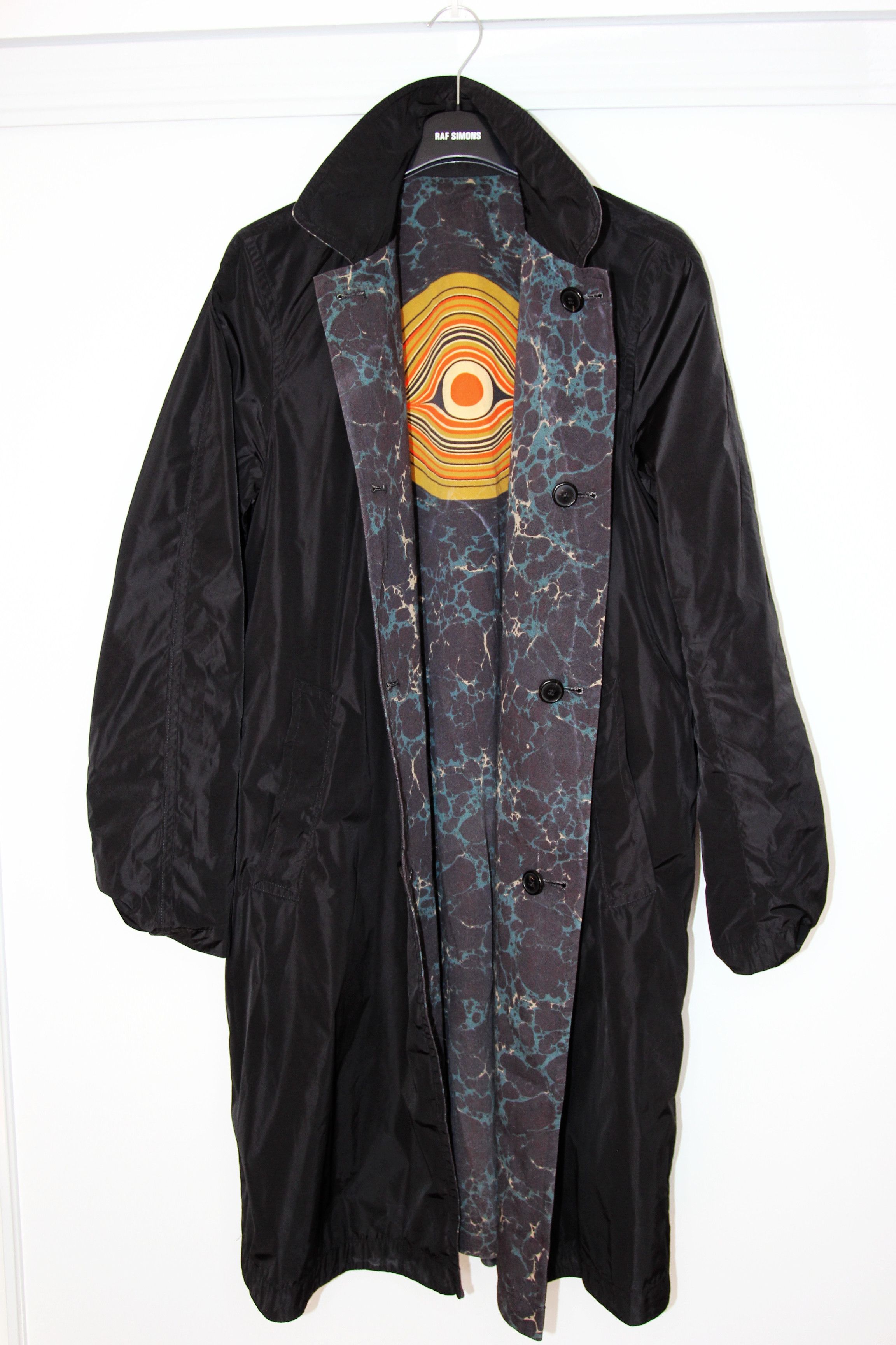 Dries Van Noten AW18 DRIES VAN NOTEN MARBLE EYE REVERSIBLE COAT 48 Size US M / EU 48-50 / 2 - 8 Thumbnail