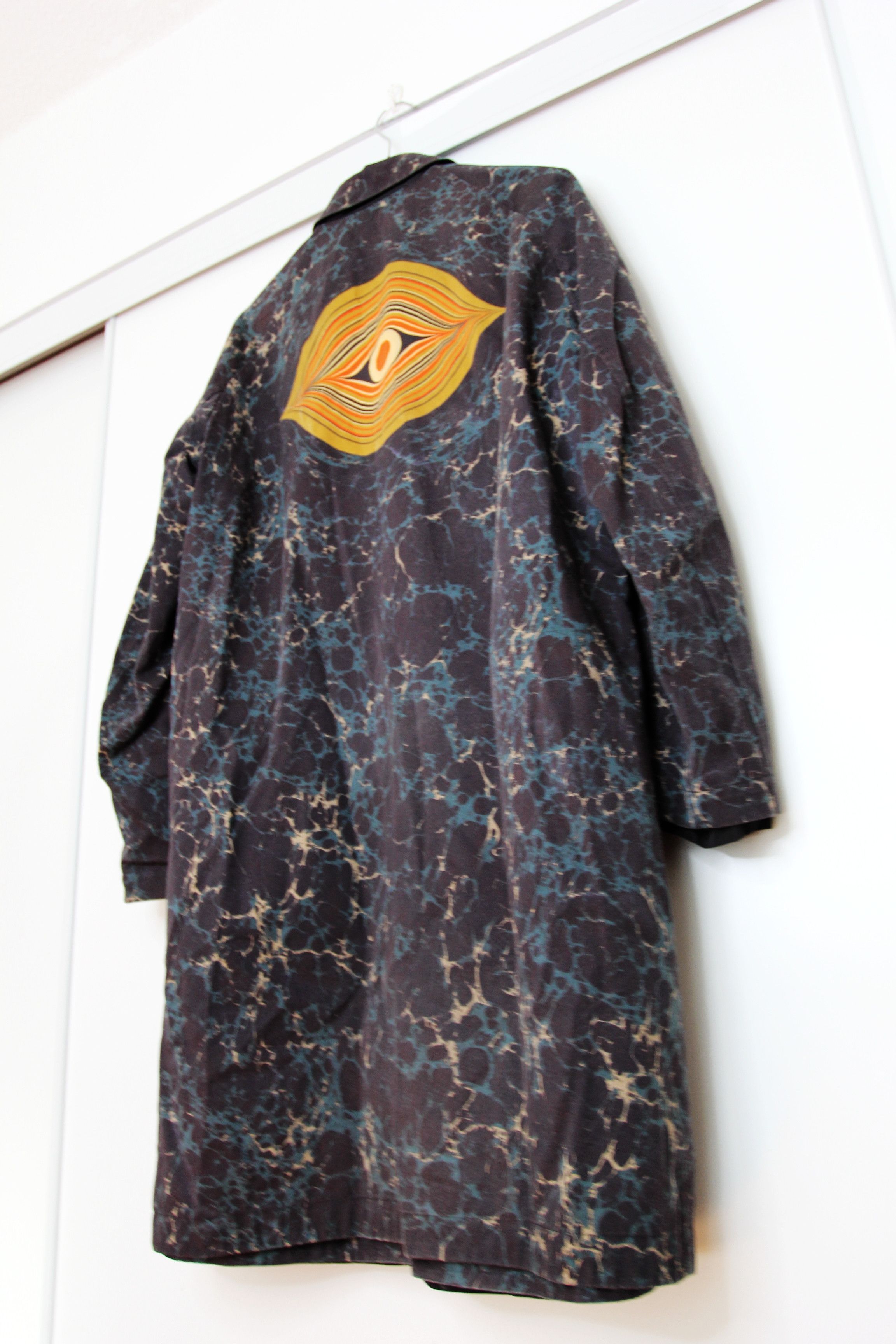 Dries Van Noten AW18 DRIES VAN NOTEN MARBLE EYE REVERSIBLE COAT 48 Size US M / EU 48-50 / 2 - 7 Thumbnail