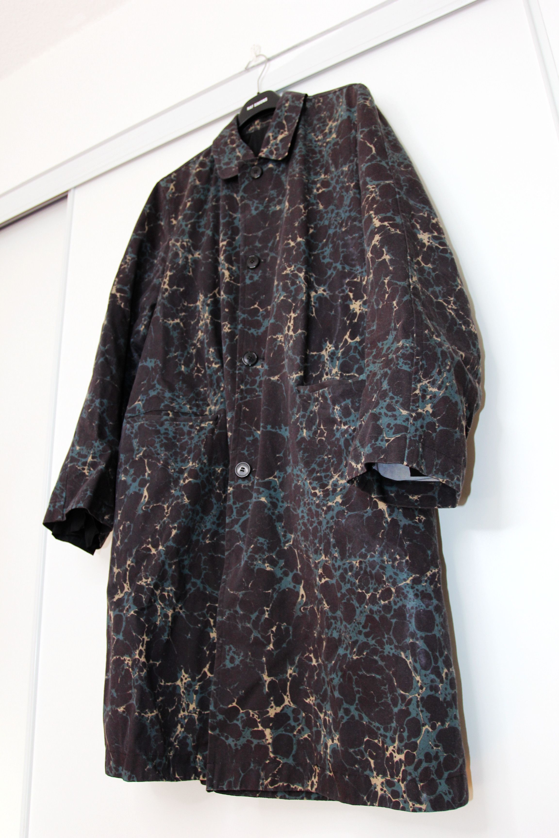 Dries Van Noten AW18 DRIES VAN NOTEN MARBLE EYE REVERSIBLE COAT 48 Size US M / EU 48-50 / 2 - 5 Thumbnail