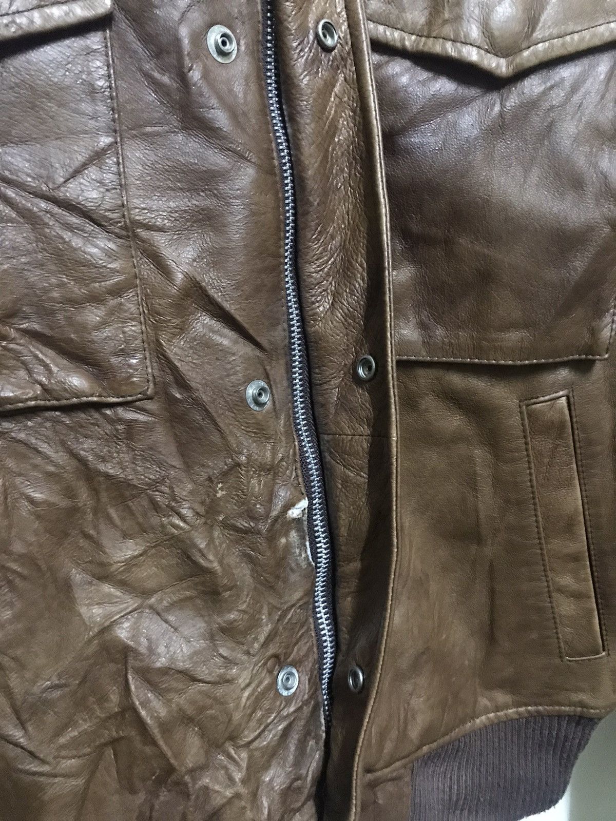 Japanese Brand HIKARI SHONI Flight Jacket Classic Military Style Size US M / EU 48-50 / 2 - 6 Thumbnail