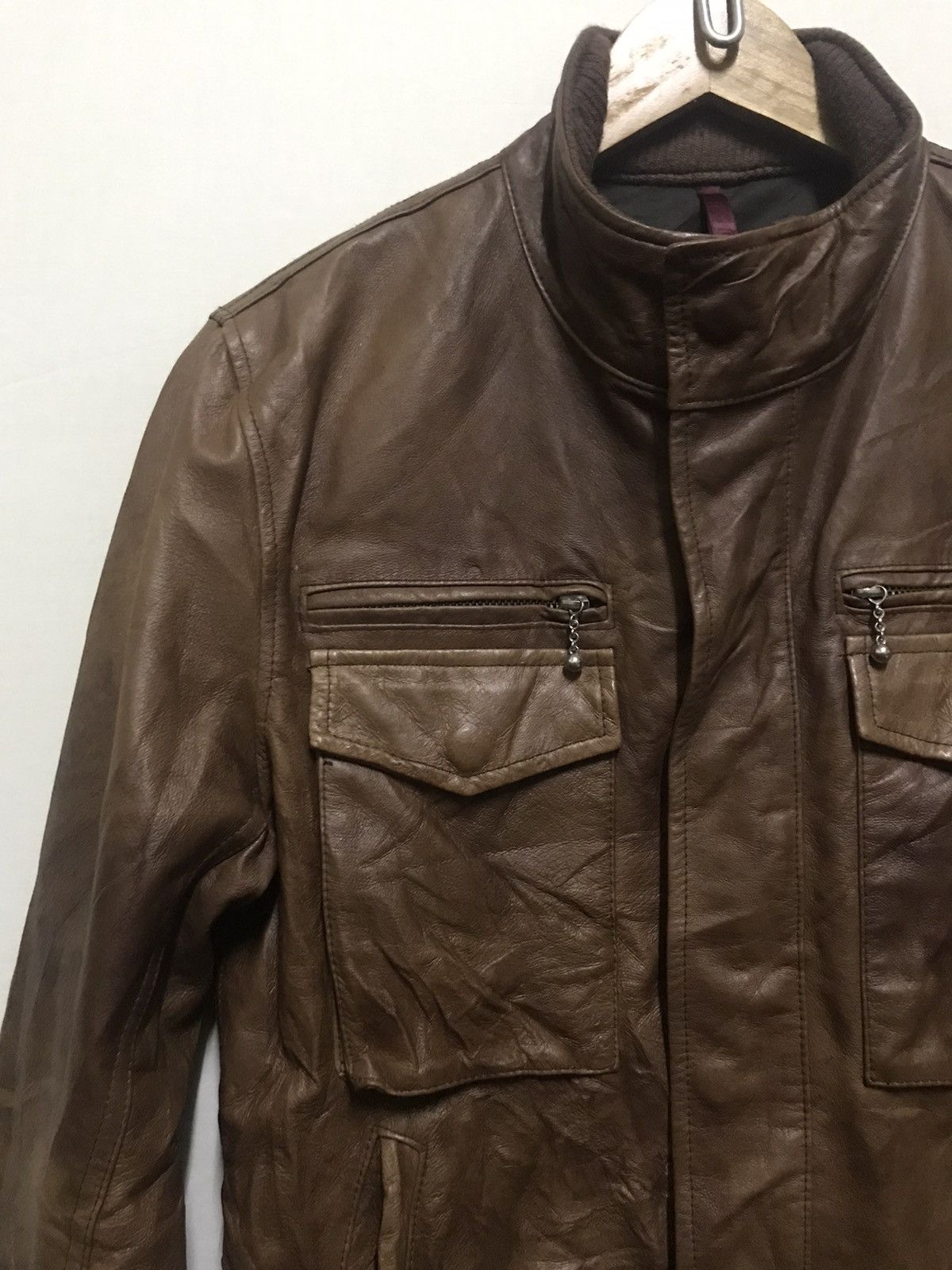 Japanese Brand HIKARI SHONI Flight Jacket Classic Military Style Size US M / EU 48-50 / 2 - 2 Thumbnail