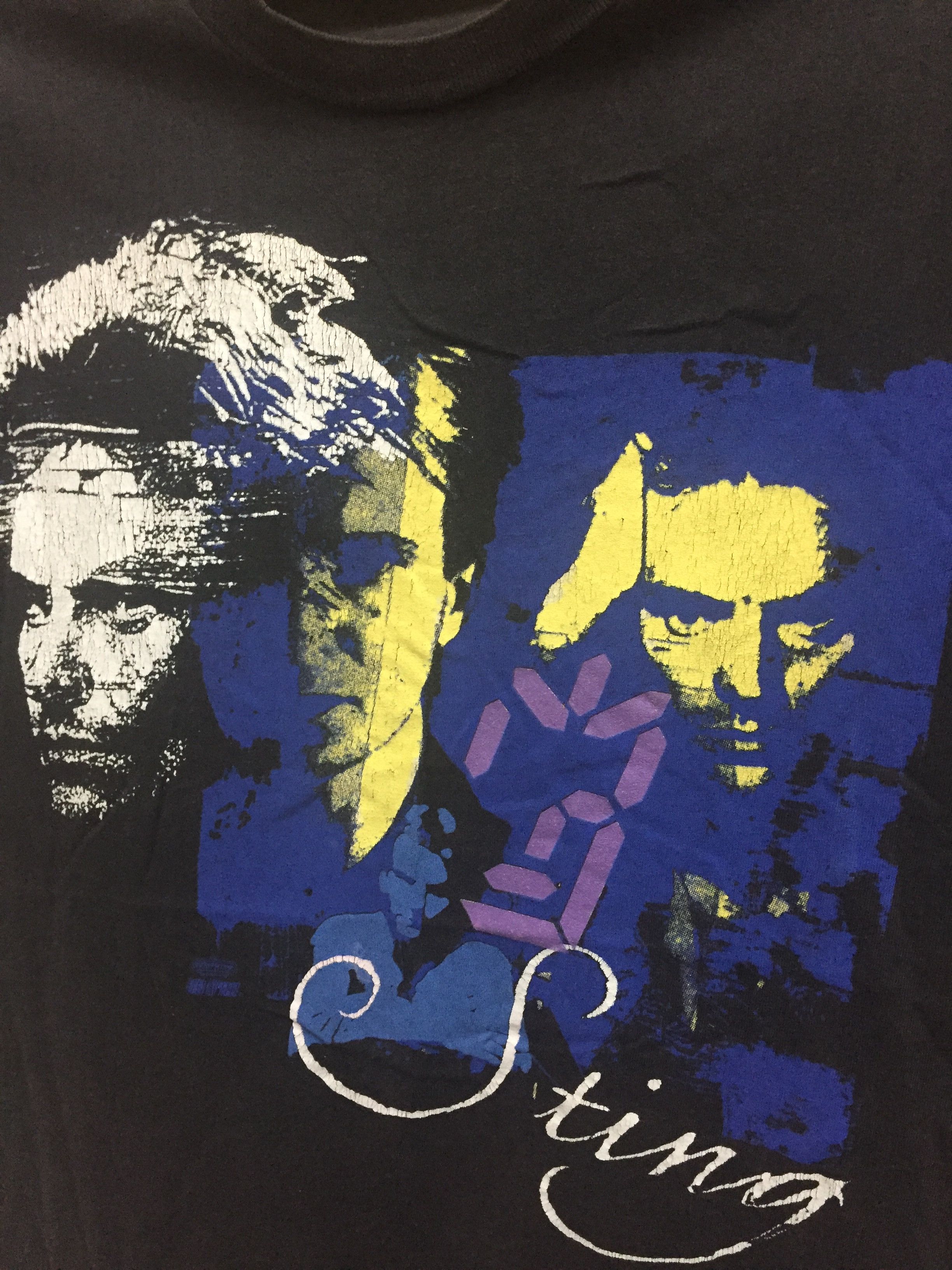 Band Tees Vintage Sting Band TEe Size US L / EU 52-54 / 3 - 3 Thumbnail