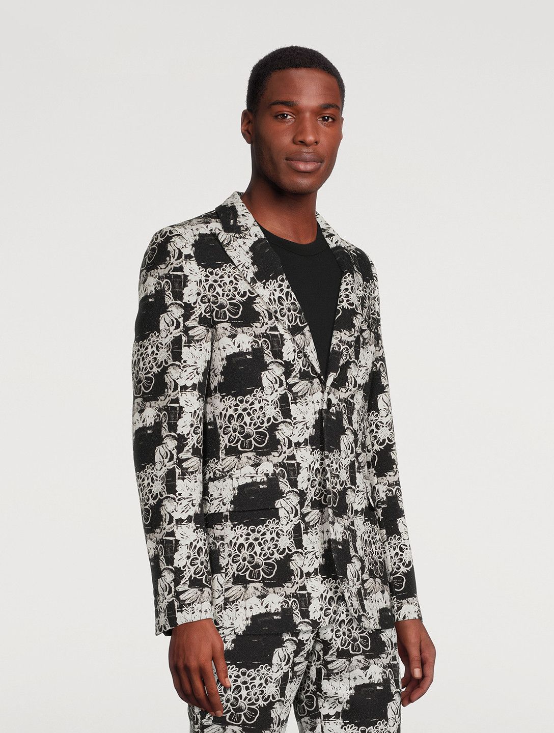 Comme des Garcons Homme Plus BNWT SS22 COMME DES GARCONS HOMME PLUS FLORAL PRINT JACKET L Size US L / EU 52-54 / 3 - 15 Thumbnail