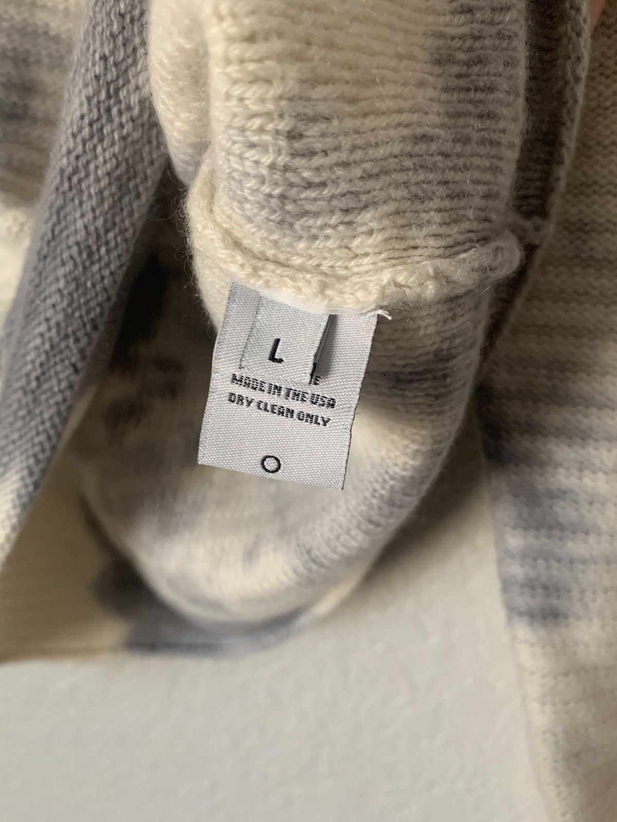 The Elder Statesman $1200 Cashmere Tie-Dye Mock Neck Pullover Sweater Size US L / EU 52-54 / 3 - 6 Thumbnail