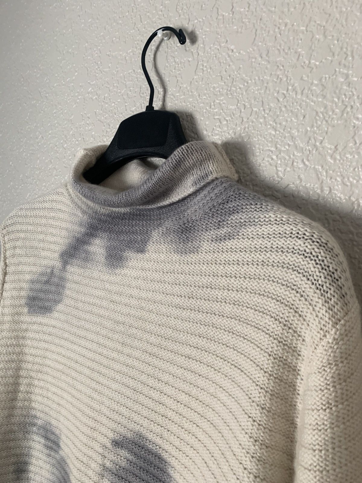The Elder Statesman $1200 Cashmere Tie-Dye Mock Neck Pullover Sweater Size US L / EU 52-54 / 3 - 2 Thumbnail