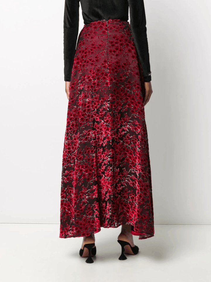 Y/Project BNWT AW20 Y/PROJECT EMBROIDERED FLORAL MAXI SKIRT 38 Size 26" / US 2 / IT 38 - 16 Thumbnail