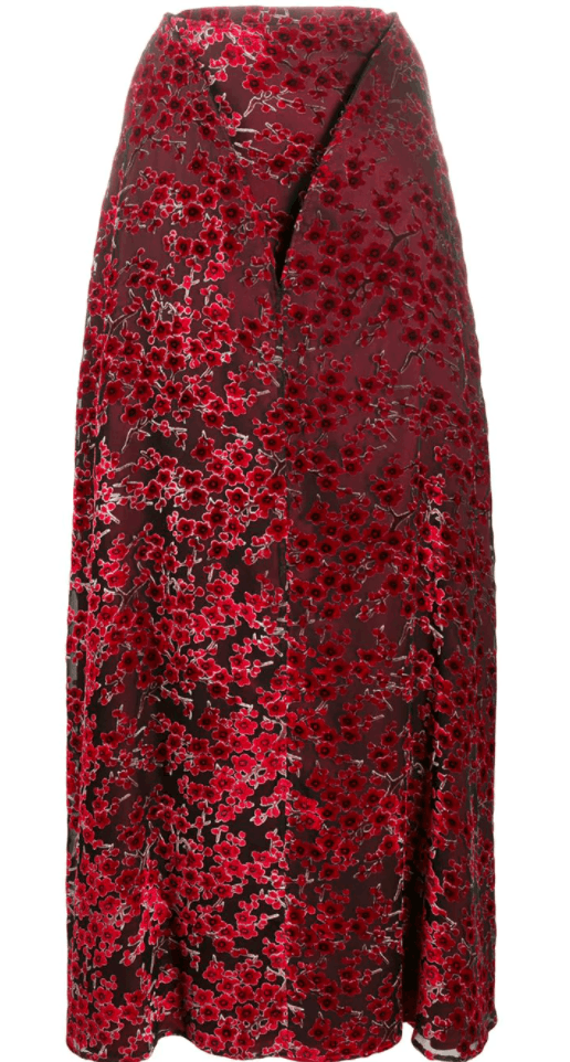 Y/Project BNWT AW20 Y/PROJECT EMBROIDERED FLORAL MAXI SKIRT 38 Size 26" / US 2 / IT 38 - 12 Thumbnail