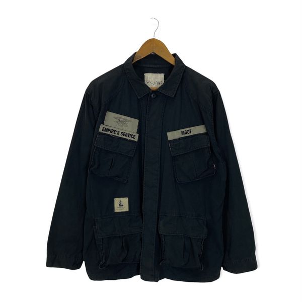 Wtaps Black military jacket size large | camillevieraservices.com