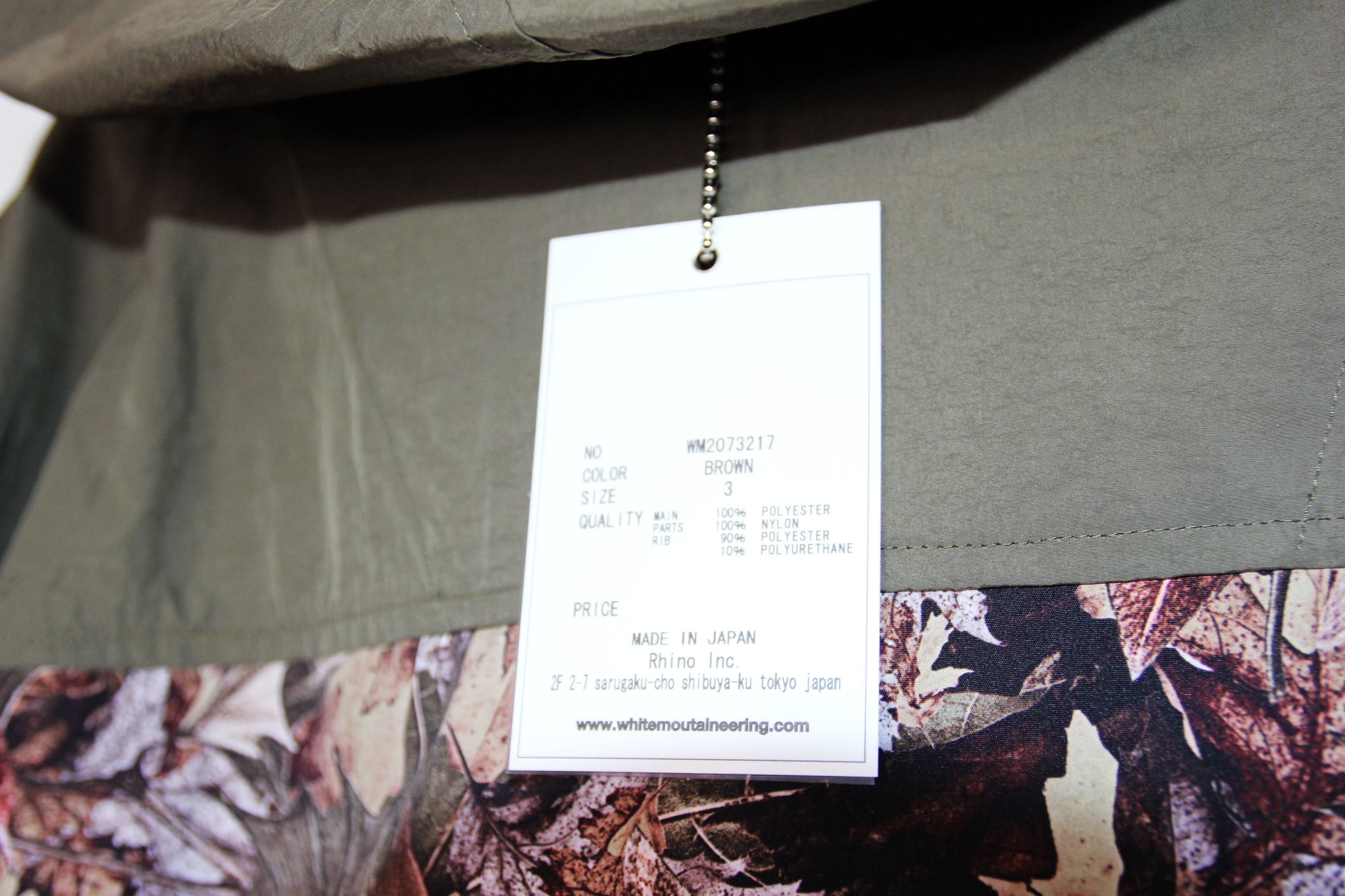 White Mountaineering BNWT AW20 WHITE MOUNTAINEERING LEAVES DOUBLE LAYER COAT 3 Size US L / EU 52-54 / 3 - 15 Thumbnail