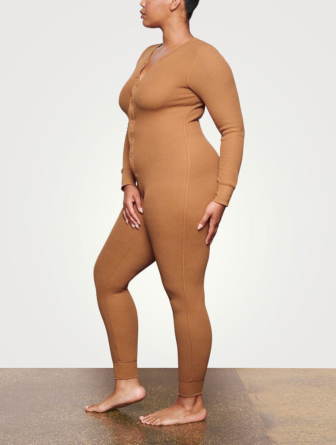 SKIMS BNWT SS22 SKIMS WAFFLE ONESIE M Size M / US 6-8 / IT 42-44 - 12 Thumbnail