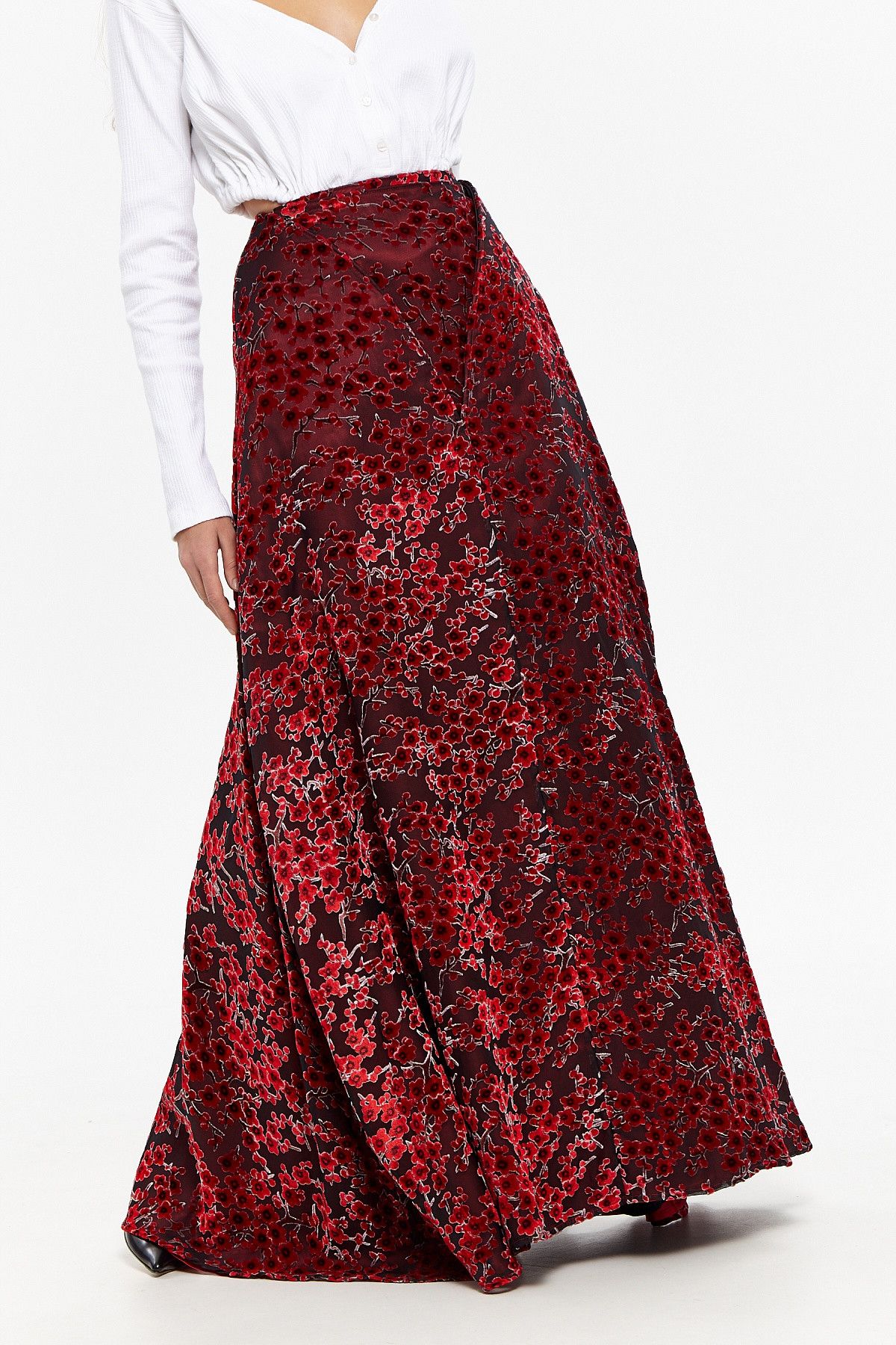Y/Project BNWT AW20 Y/PROJECT EMBROIDERED FLORAL MAXI SKIRT 36 Size 25" / US 0 / IT 36 - 20 Thumbnail