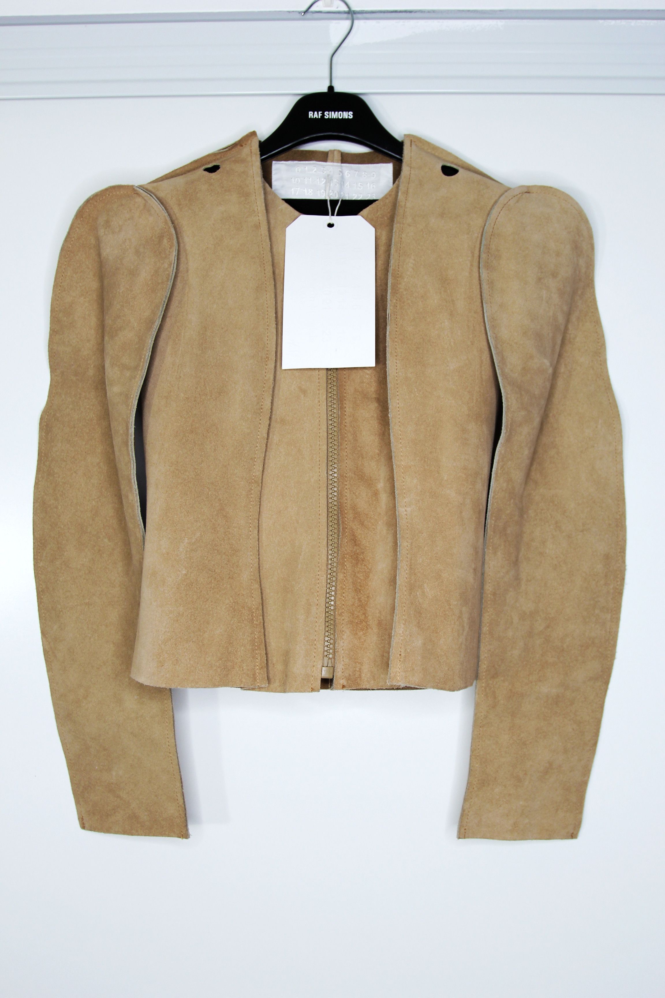 H&M × Maison Margiela BNWT AW12 MAISON MARGIELA X H&M SUEDE LEATHER JACKET 4 Size S / US 4 / IT 40 - 2 Thumbnail