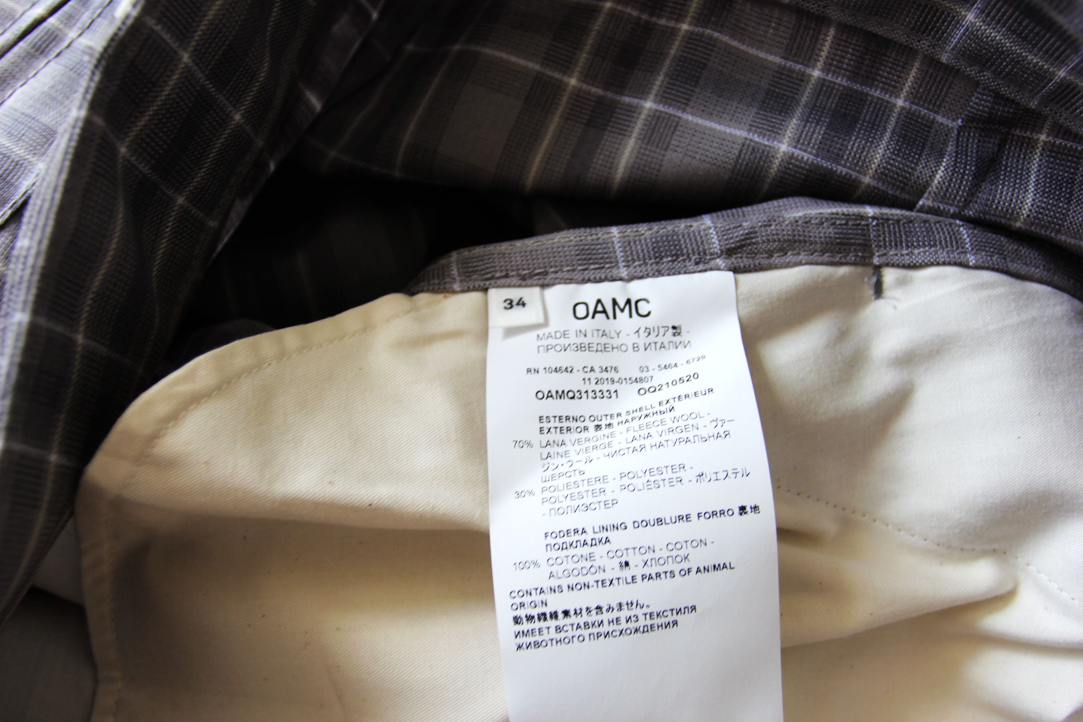 OAMC BNWT SS20 OAMC PLAID SHORTS 34 Size US 34 / EU 50 - 9 Thumbnail