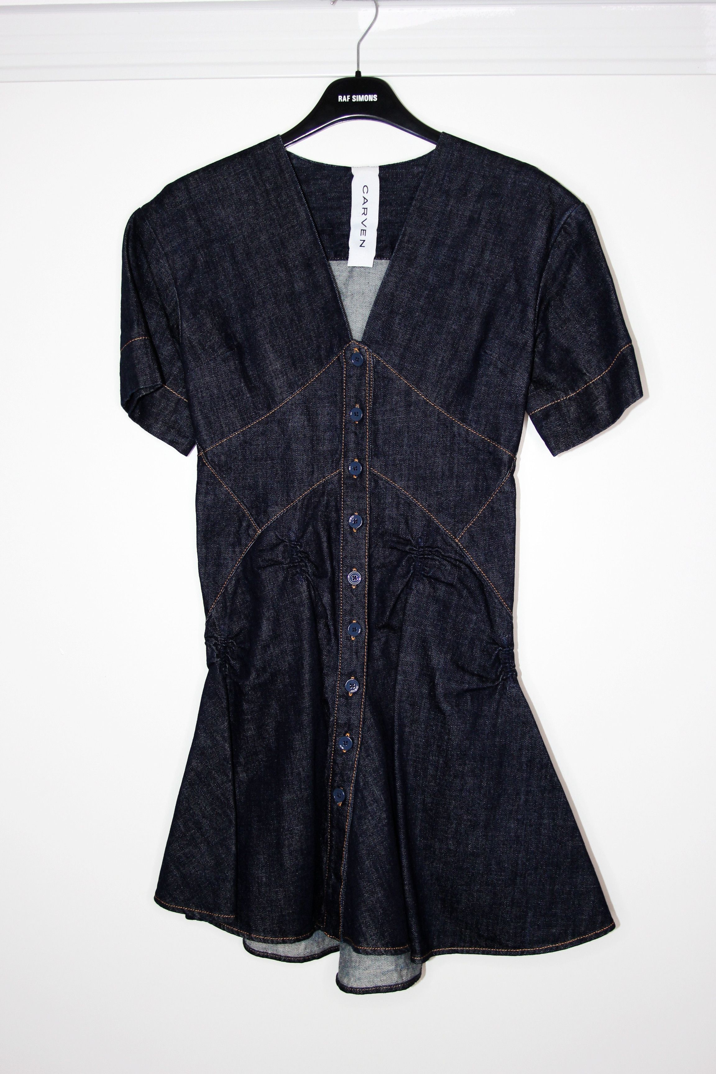 BNWT AW18 CARVEN DENIM DRESS 36