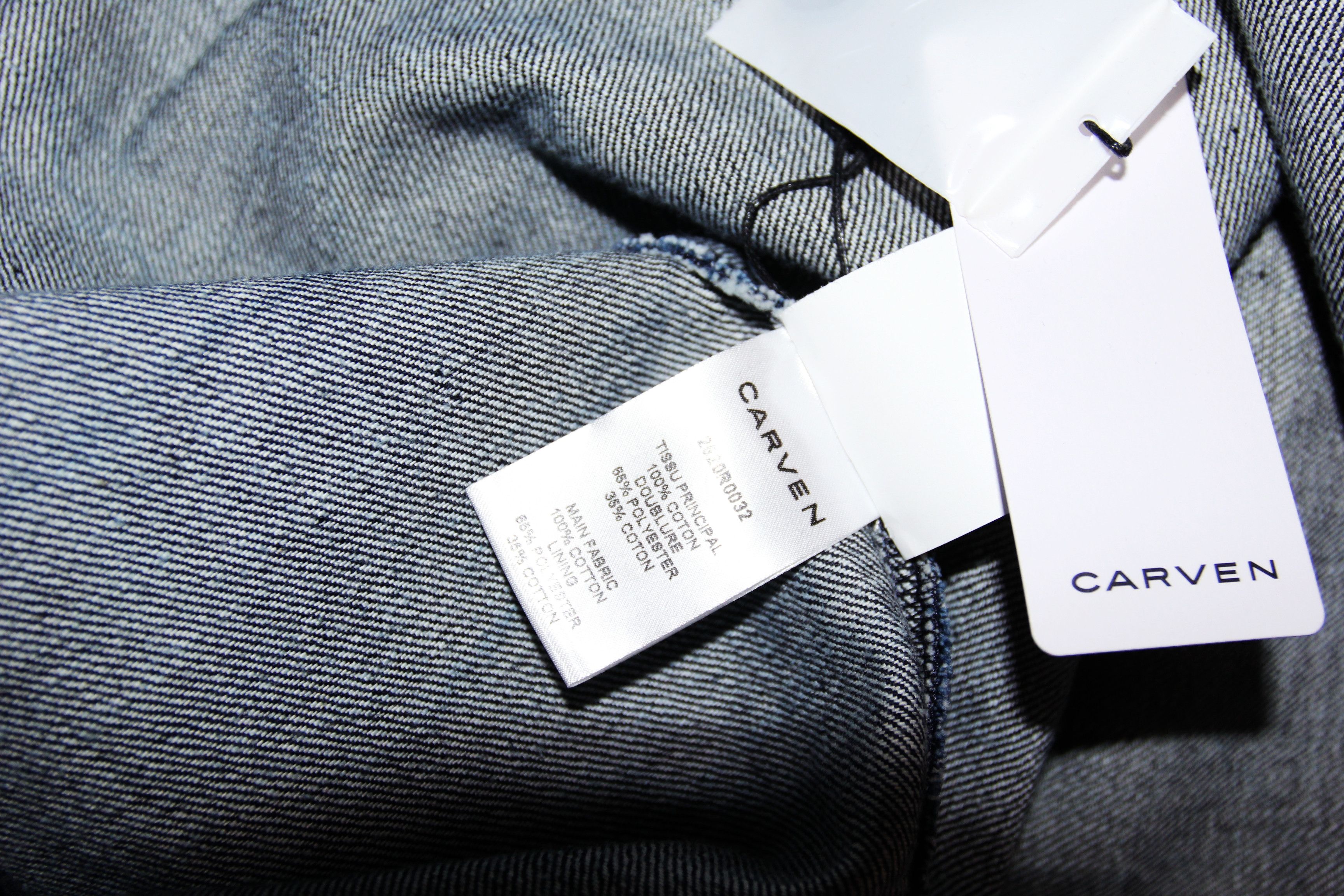BNWT AW18 CARVEN DENIM DRESS 36