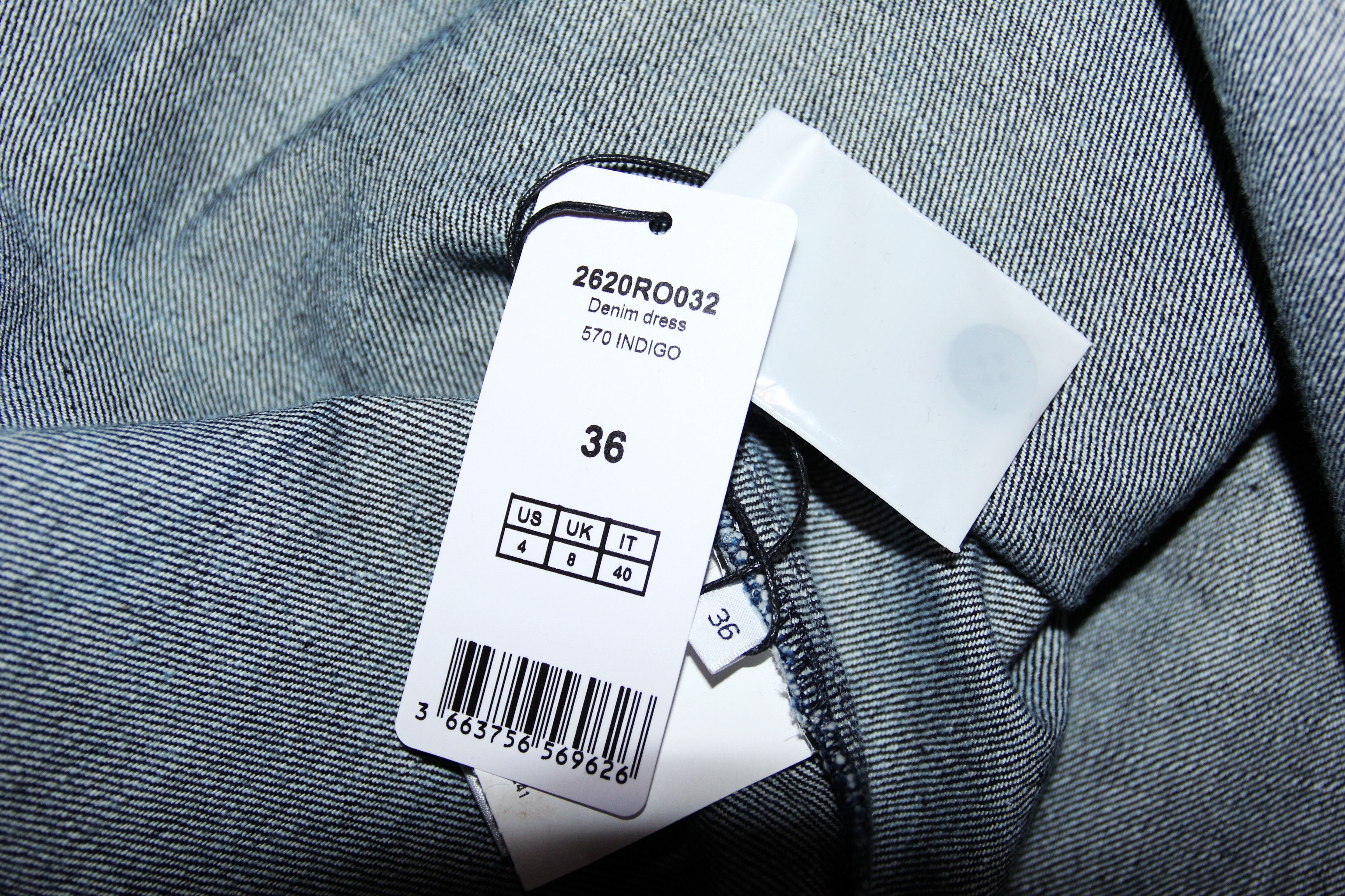 BNWT AW18 CARVEN DENIM DRESS 36