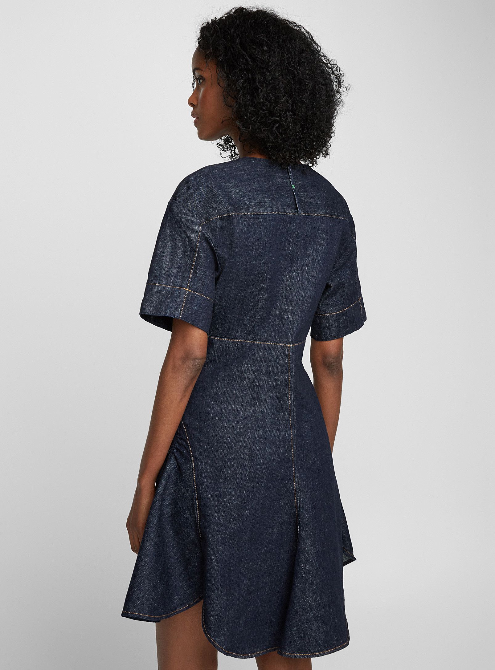 BNWT AW18 CARVEN DENIM DRESS 36