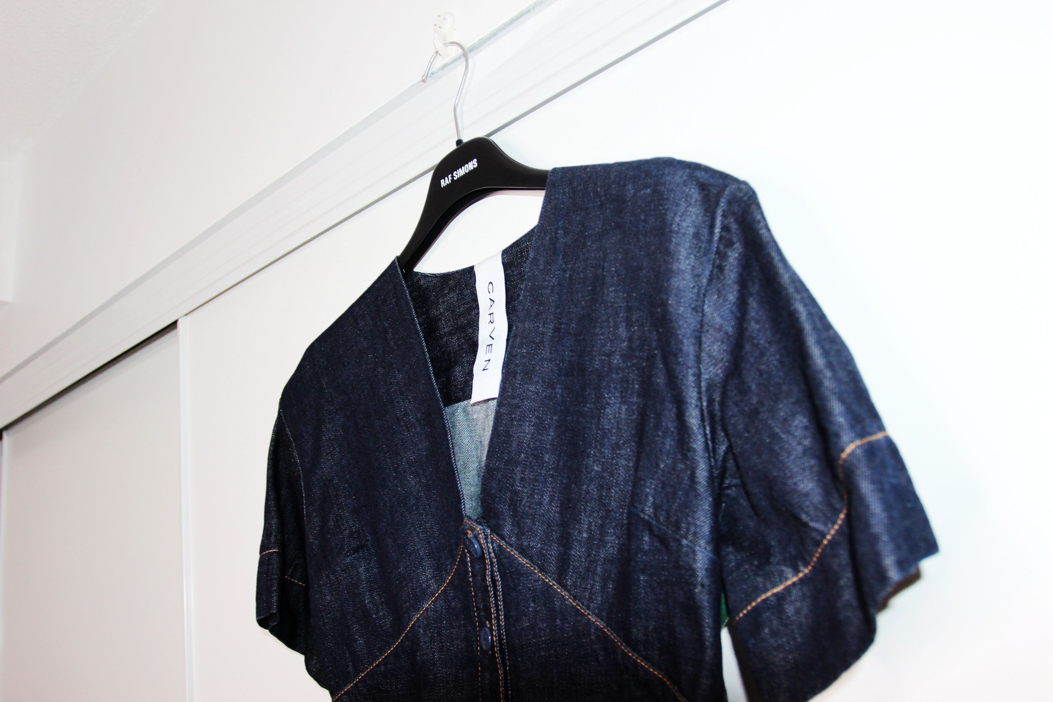 BNWT AW18 CARVEN DENIM DRESS 36