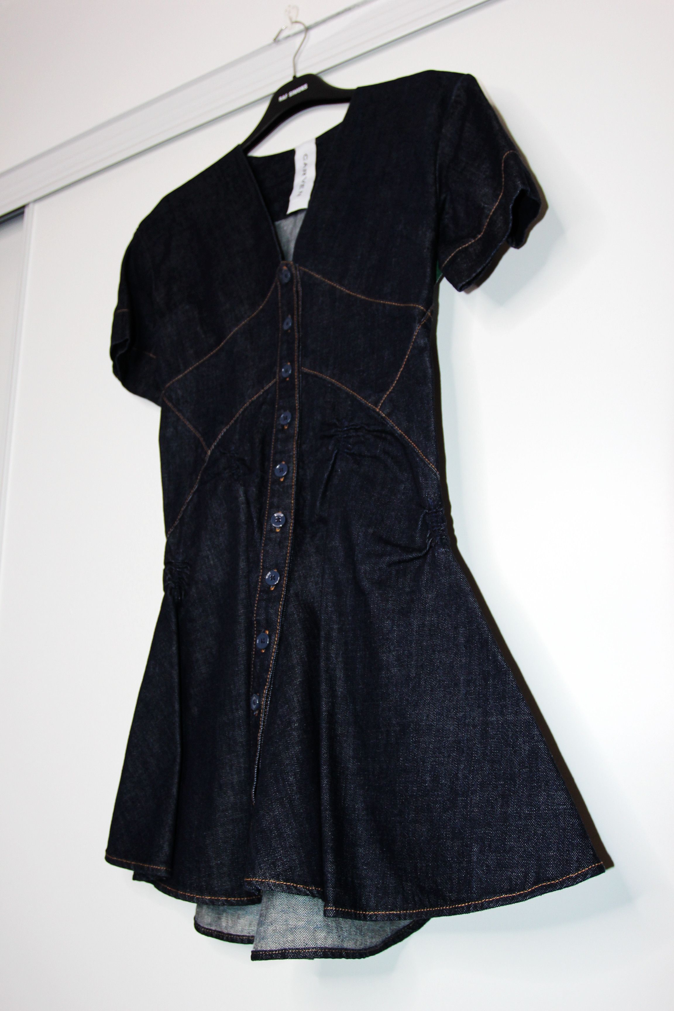 BNWT AW18 CARVEN DENIM DRESS 36