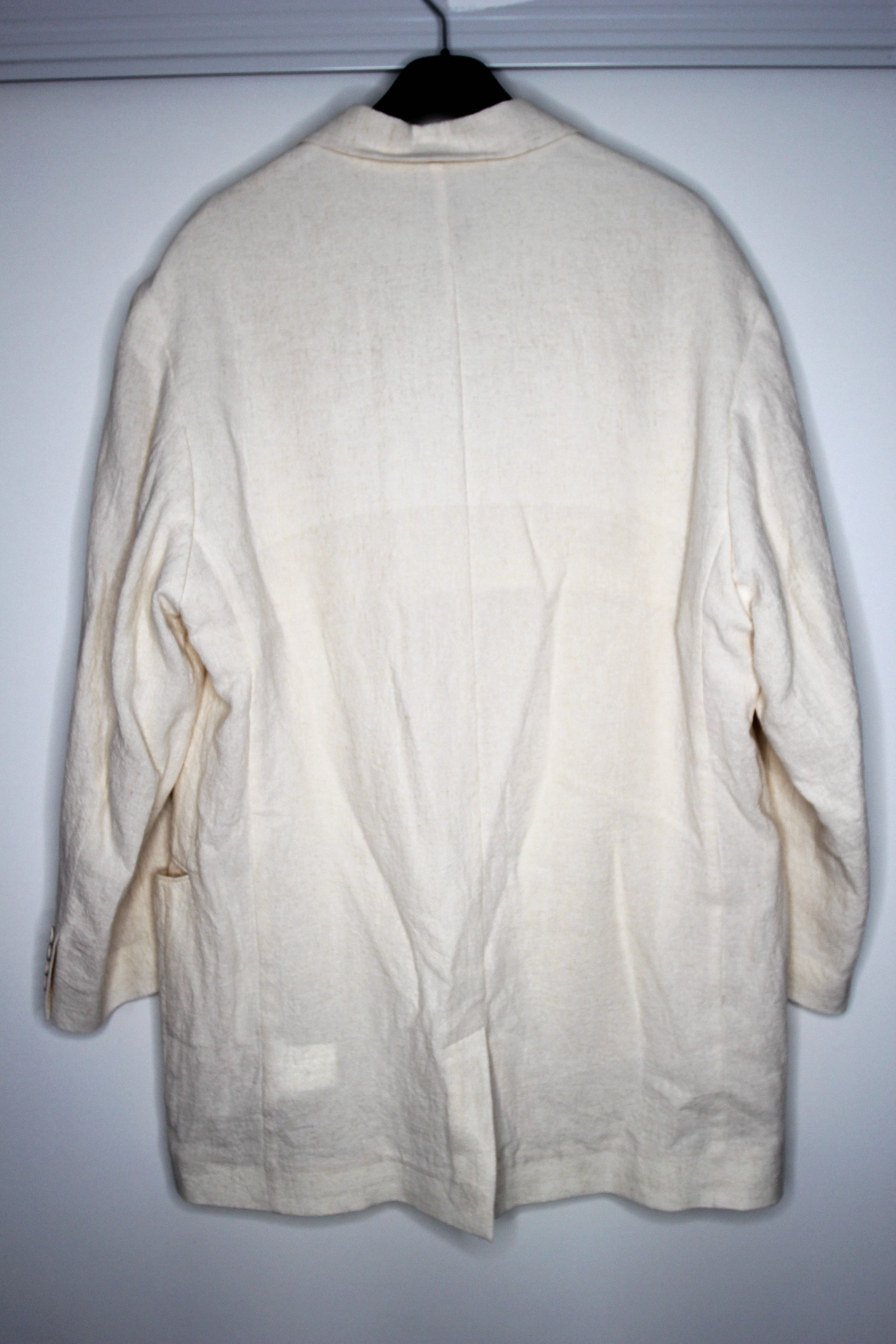 Acne Studios BNWT SS21 ACNE STUDIOS OVERSIZED RAMIE JACKET 38 Size US M / EU 48-50 / 2 - 3 Thumbnail