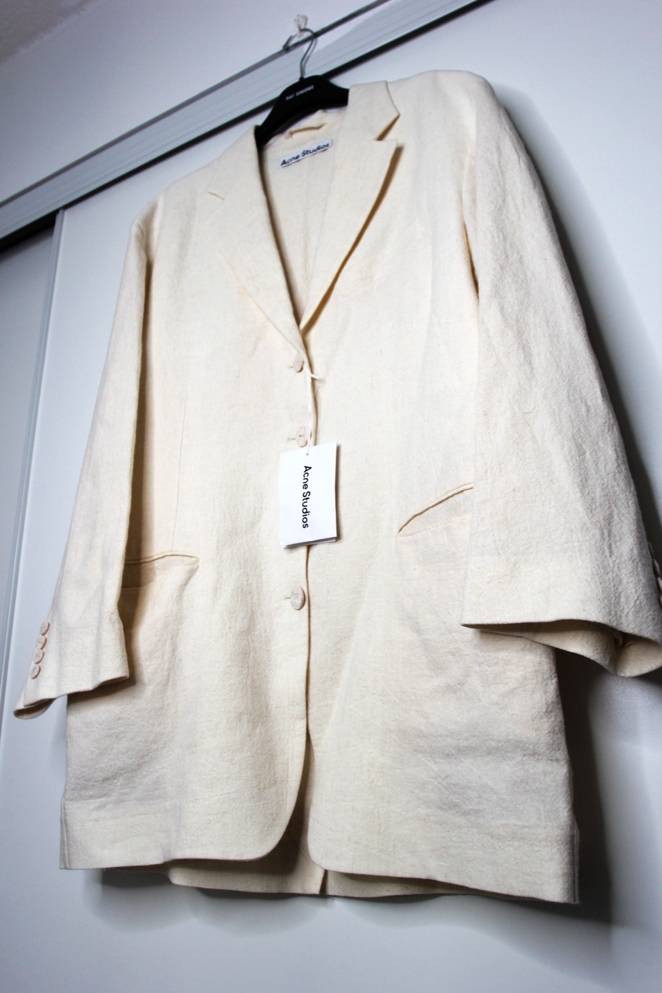 Acne Studios BNWT SS21 ACNE STUDIOS OVERSIZED RAMIE JACKET 38 Size US M / EU 48-50 / 2 - 5 Thumbnail