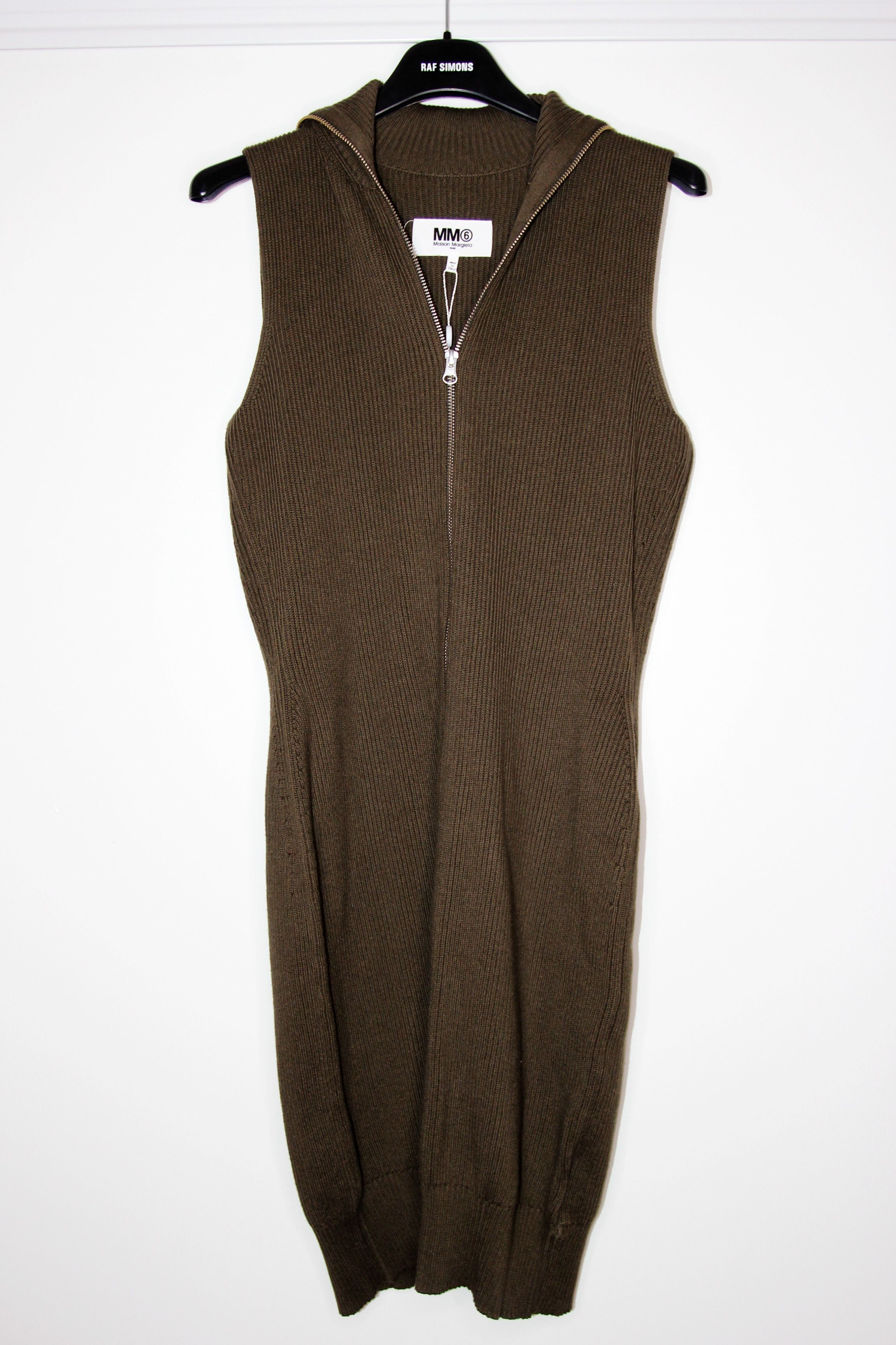 Maison Margiela BNWT AW21 MAISON MARGIELA MM6 KNIT UP ZIP UP DRESS M Size M / US 6-8 / IT 42-44 - 2 Thumbnail