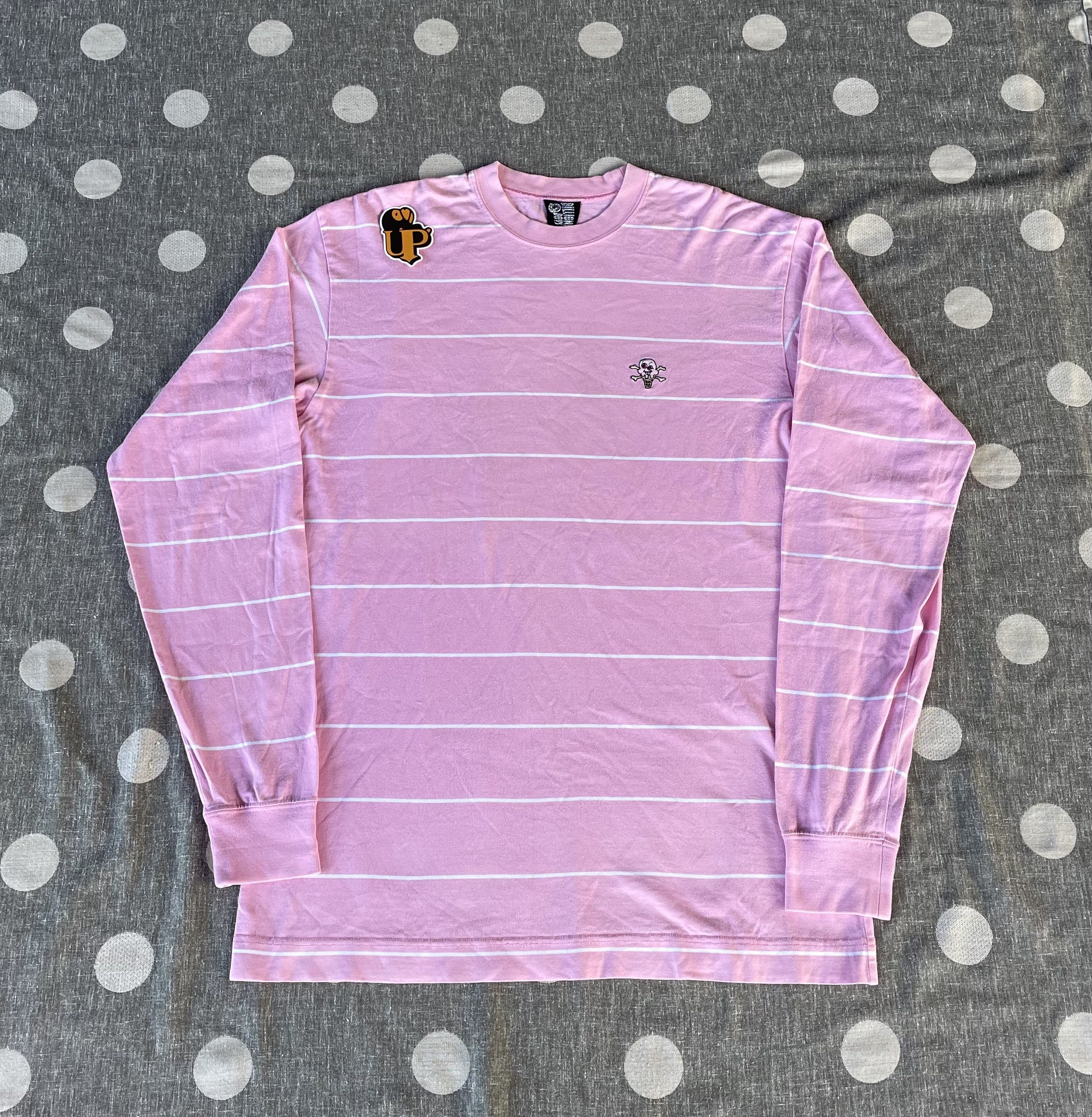 OG BBC Ice Cream Embroidered Cones & Bones Logo Long Sleeve