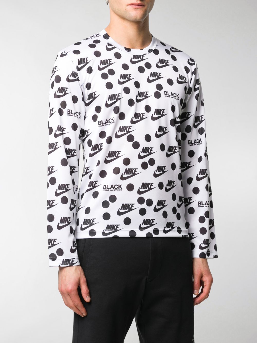 Comme des Garcons Black BNWT AW20 COMME DES GARCONS BLACK x NIKE LS TSHIRT JERSEY S Size US S / EU 44-46 / 1 - 1 Thumbnail