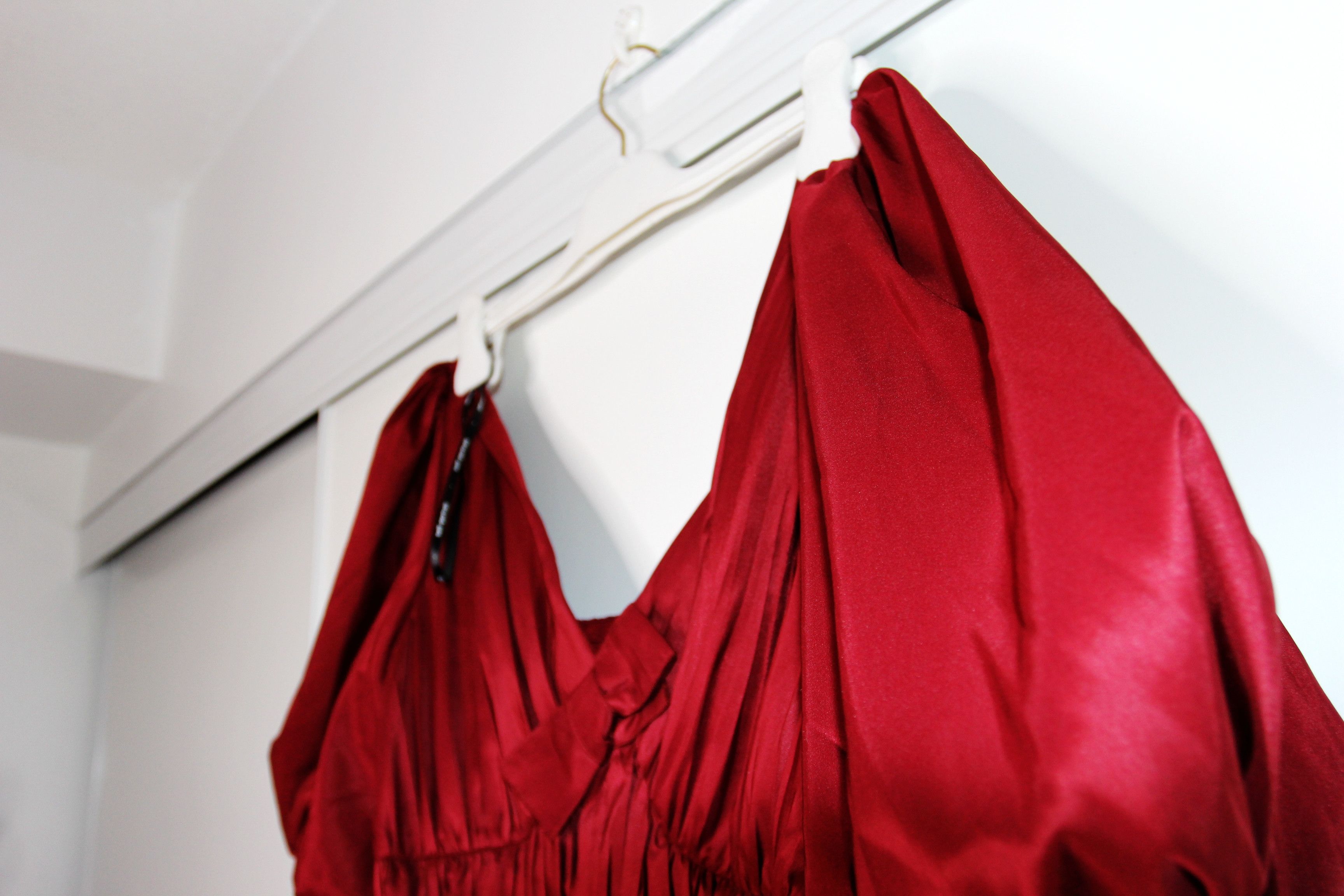 Self-Portrait BNWT AW21 SELF-PORTRAIT TAFFETA PUFF SLEEVE MINI DRESS 10 Size L / US 10 / IT 46 - 6 Thumbnail