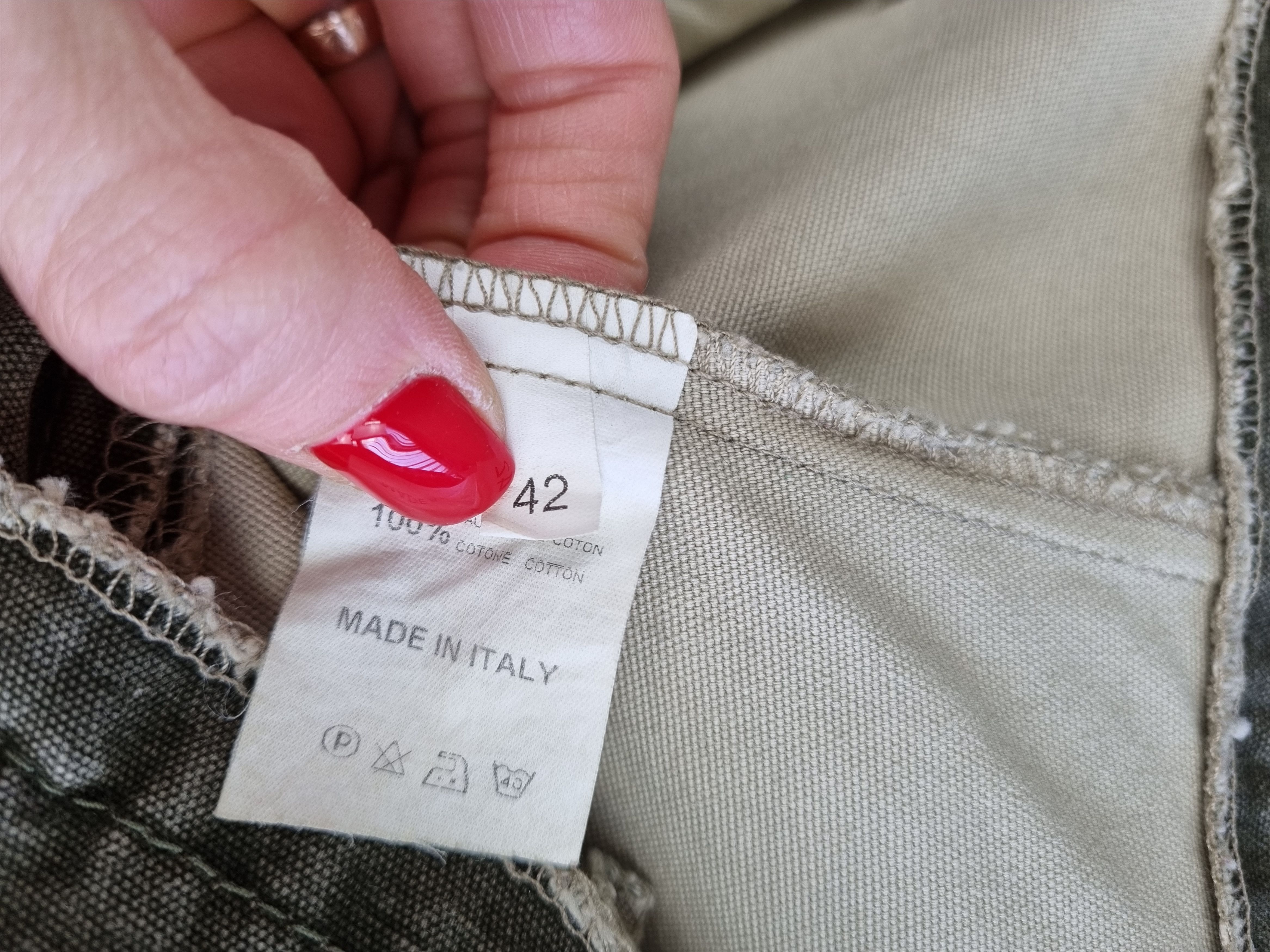 Japanese Brand Unique 90s Military Baggy Flared Vintage Rare Italian Pants Size US 29 - 4 Thumbnail