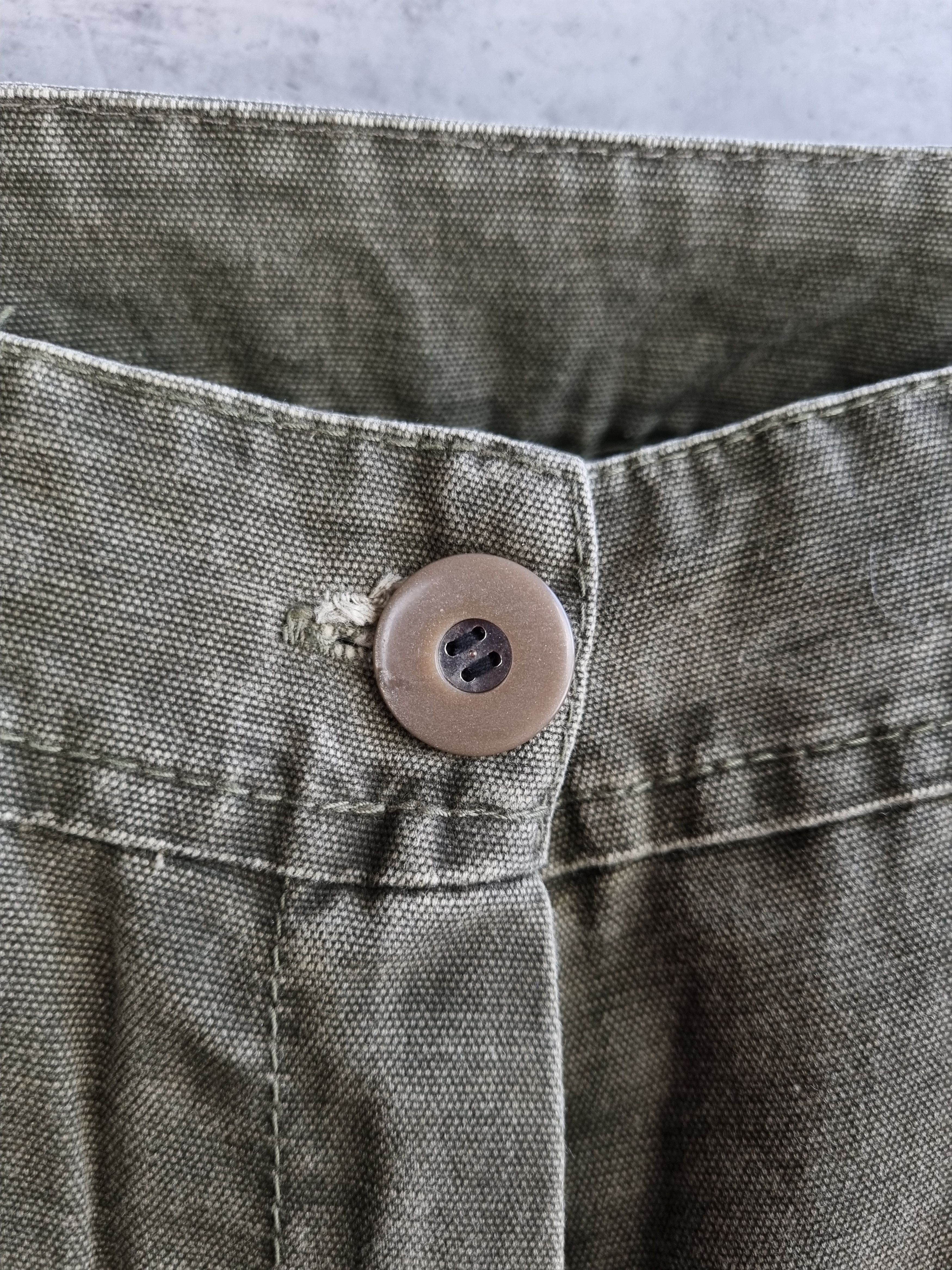 Japanese Brand Unique 90s Military Baggy Flared Vintage Rare Italian Pants Size US 29 - 8 Thumbnail