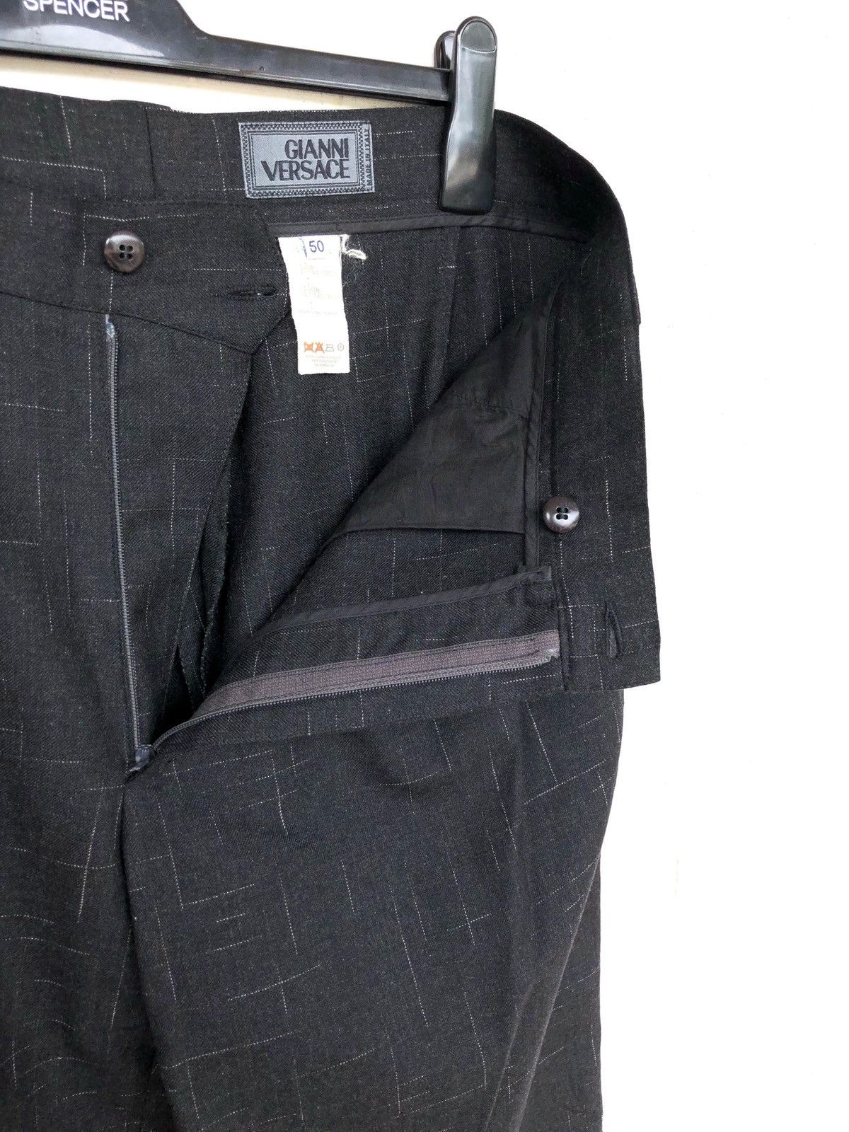 Gianni Valentino OG Gianni Versace Wool Blend Oversize Baggy Pants Size US 34 / EU 50 - 1 Thumbnail