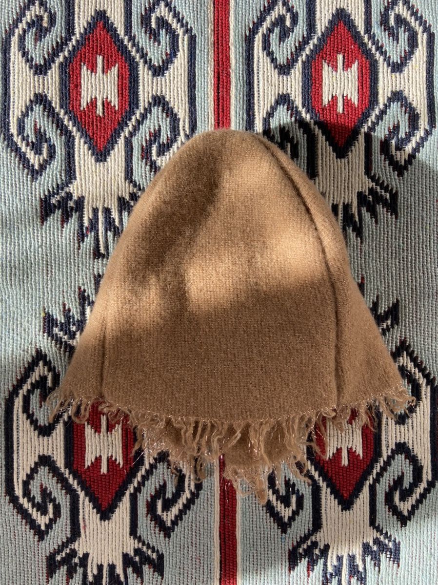 image of Gianfranco Ferre Gianfranco Ferré Wool Hat in Tan, Women's