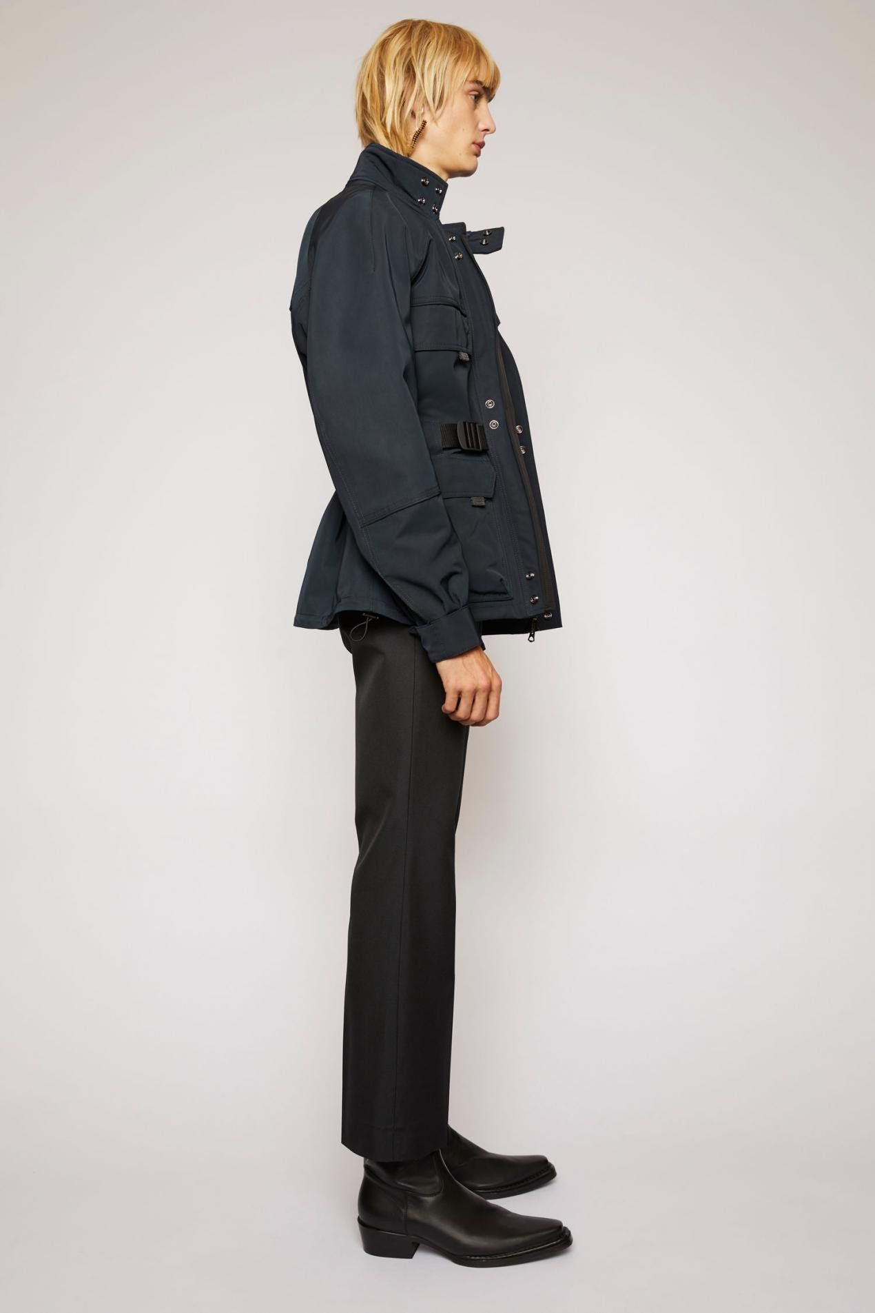 Acne Studios BNWT SS20 ACNE STUDIOS NAVY TECH-TWILL FIELD JACKET 48 Size US M / EU 48-50 / 2 - 16 Thumbnail