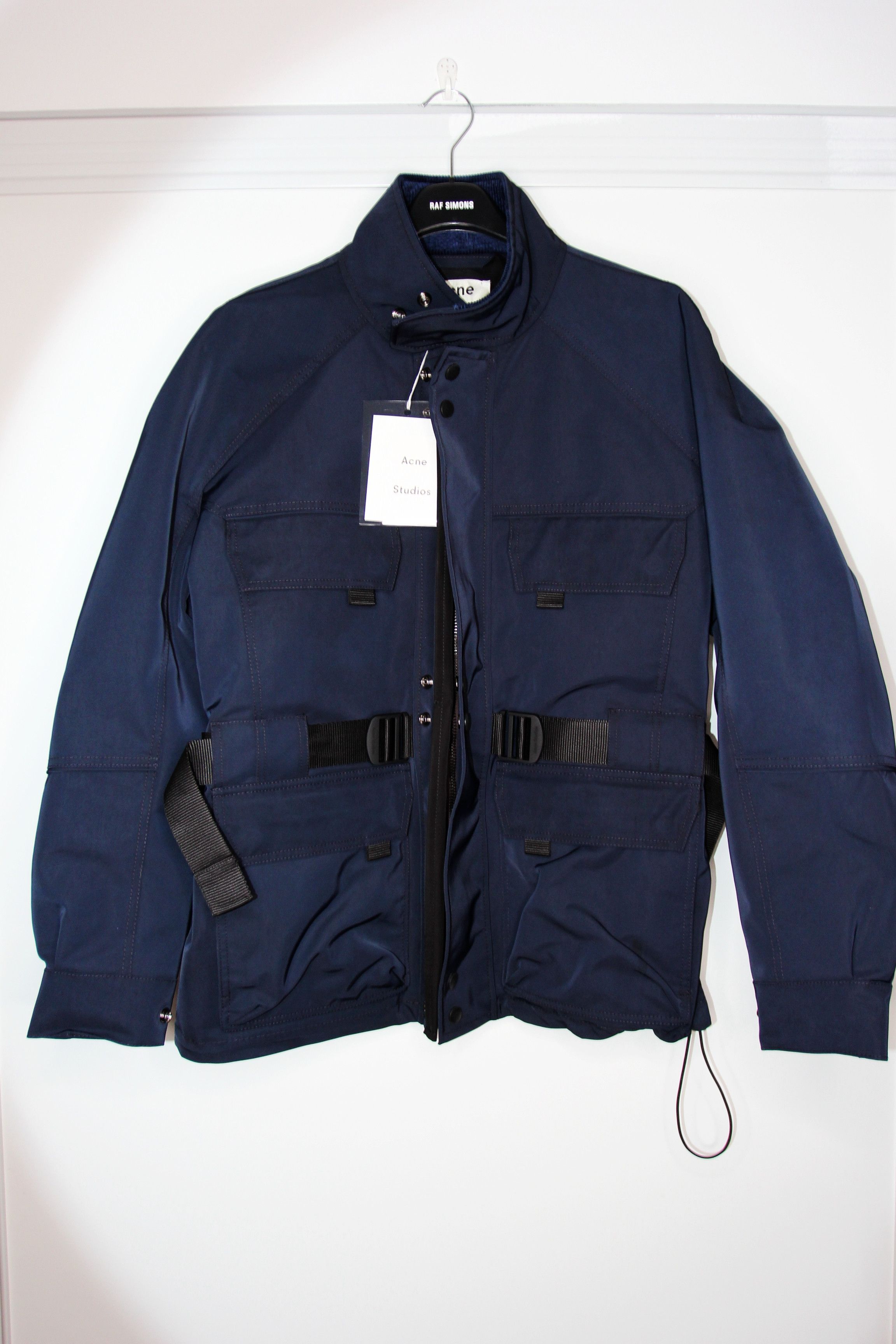Acne Studios BNWT SS20 ACNE STUDIOS NAVY TECH-TWILL FIELD JACKET 48 Size US M / EU 48-50 / 2 - 2 Thumbnail