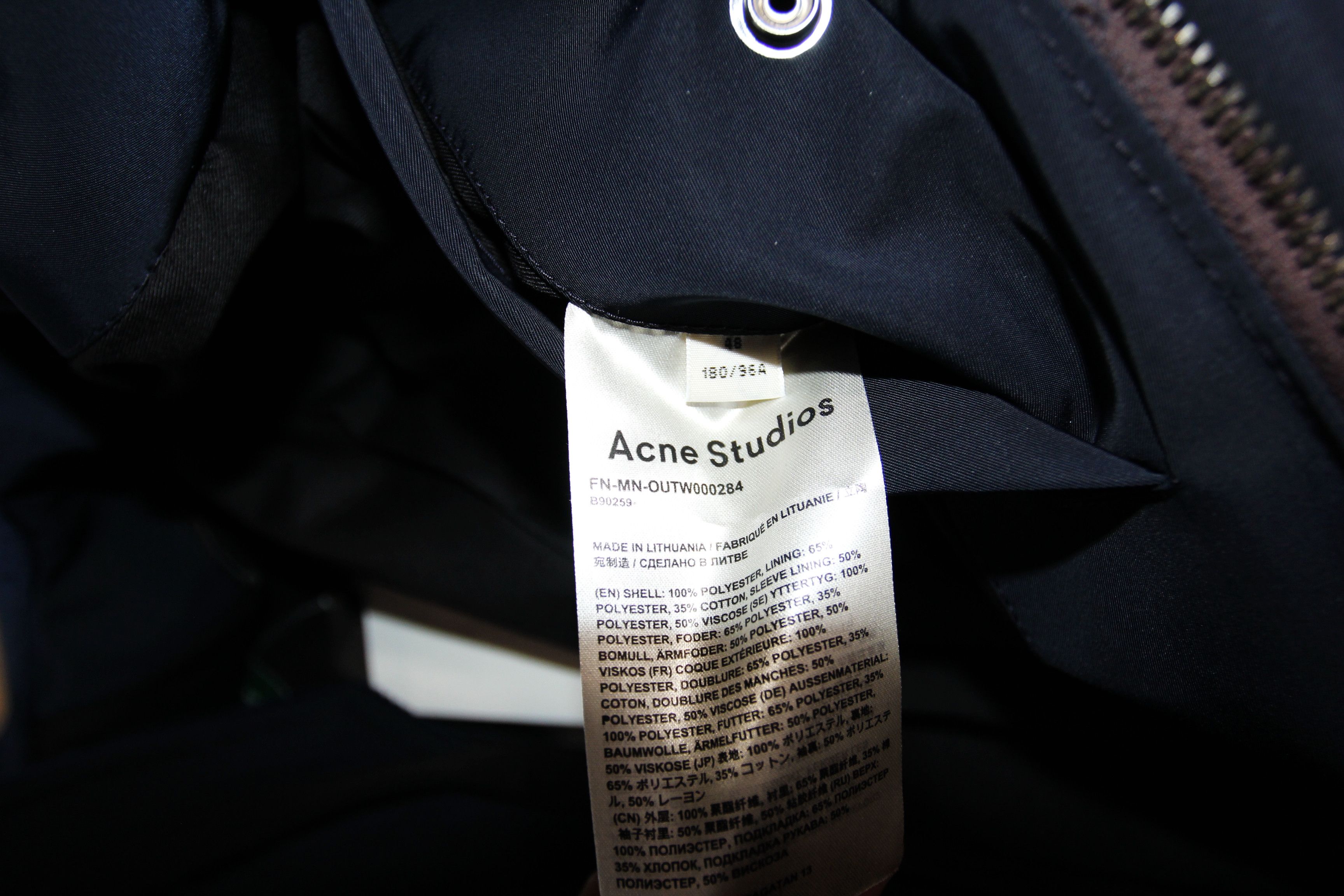 Acne Studios BNWT SS20 ACNE STUDIOS NAVY TECH-TWILL FIELD JACKET 48 Size US M / EU 48-50 / 2 - 11 Thumbnail