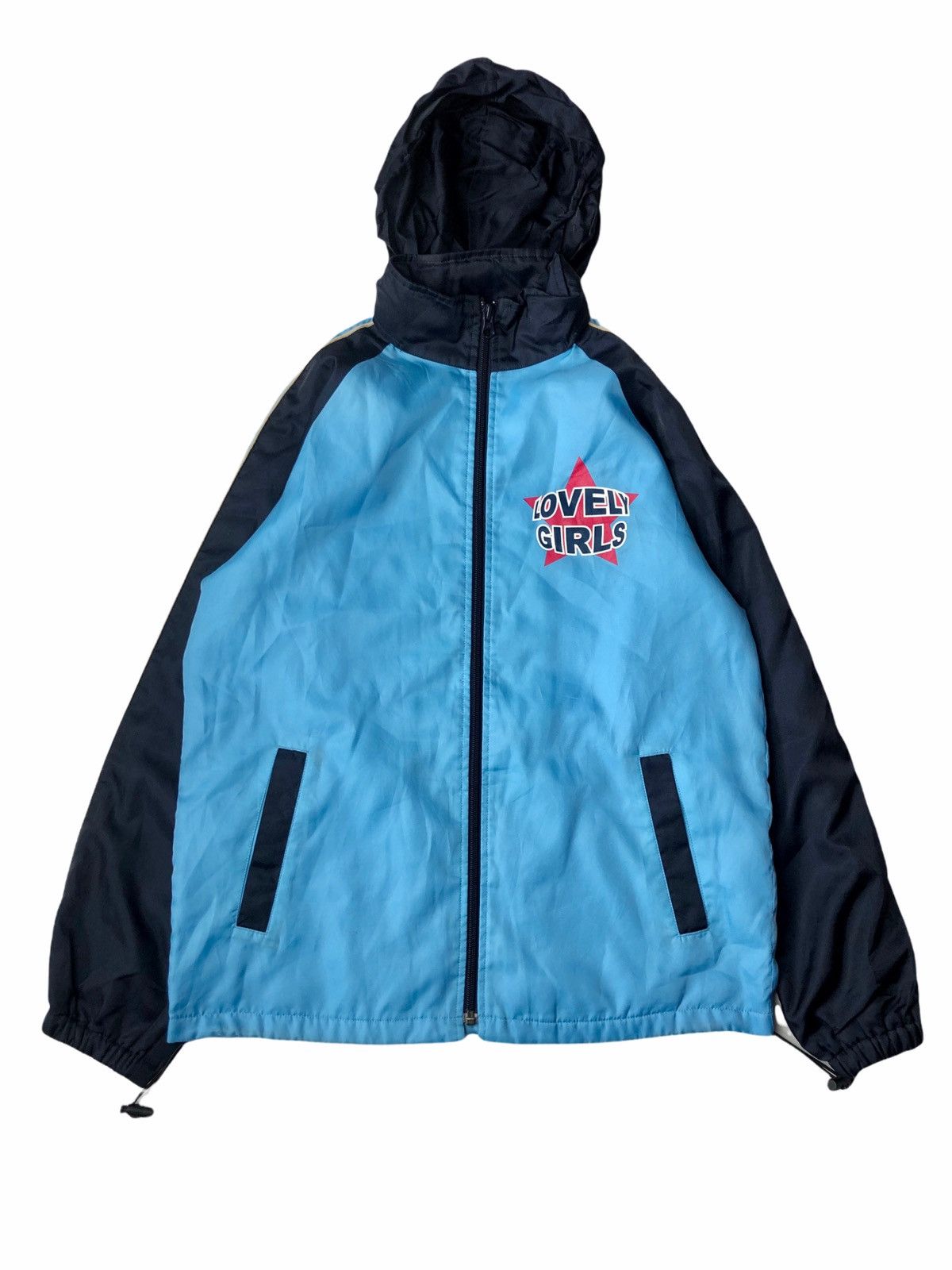 Japanese Brand 2000s Lovely Girls - 3D Graphic Lovely Girls Coach Jacket Size US M / EU 48-50 / 2 - 8 Thumbnail