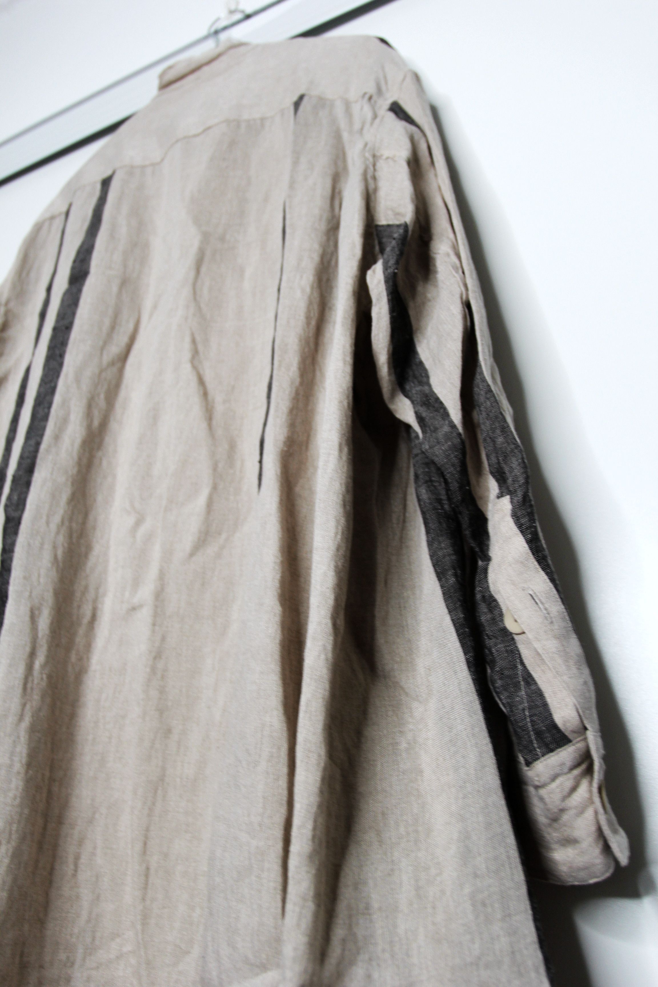 Julius BNWT SS21 JULIUS "MAMUTHONES" STRIPED LINEN SHIRT 2 Size US M / EU 48-50 / 2 - 10 Thumbnail